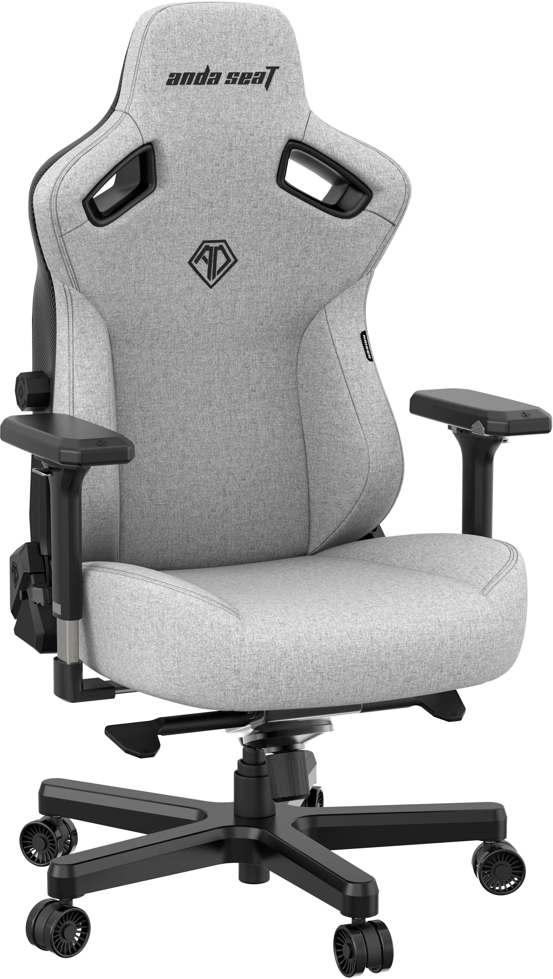 Крісло ігрове Anda Seat Kaiser 3 Grey Fabric Size L фото9