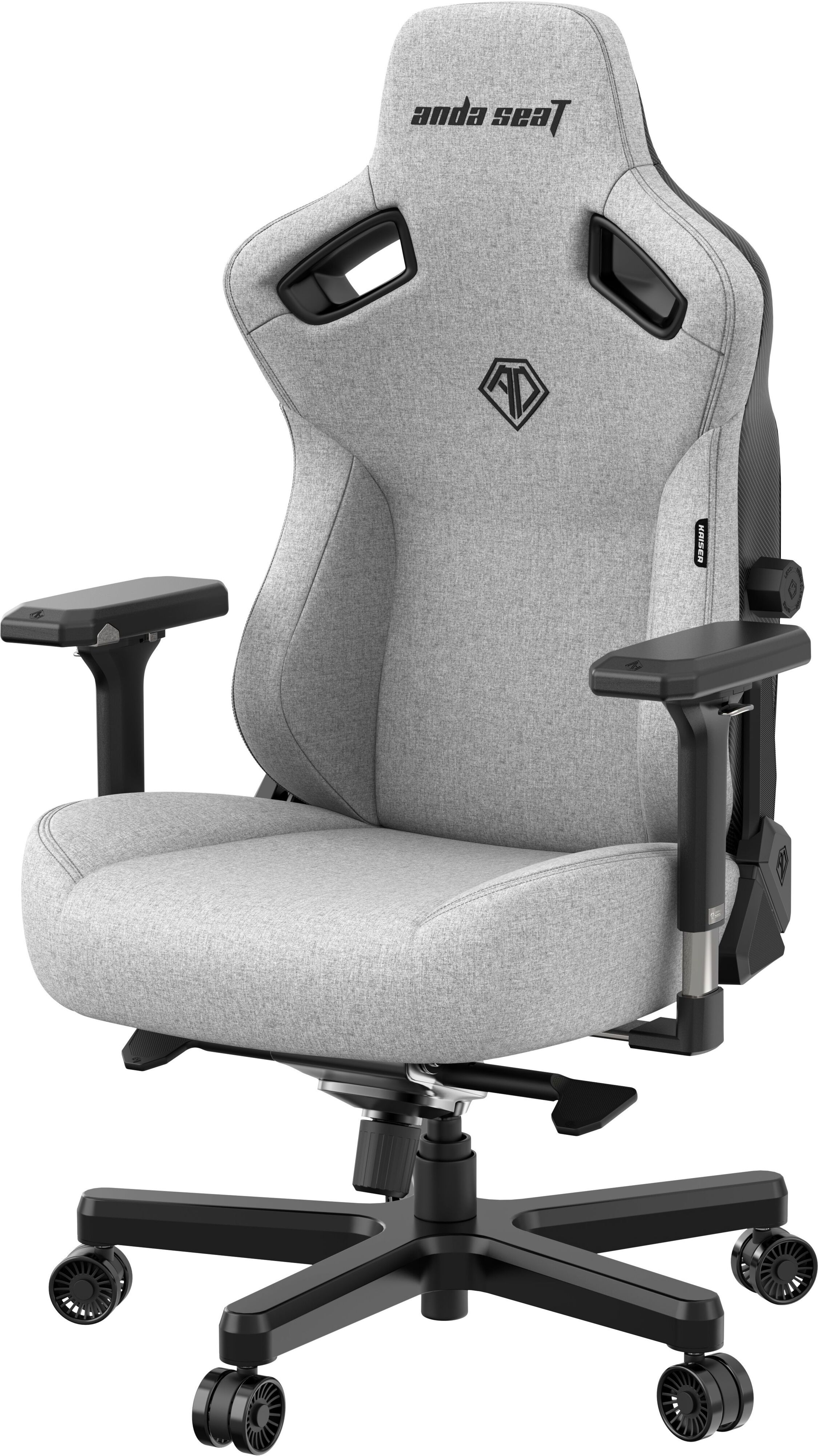 Крісло ігрове Anda Seat Kaiser 3 Grey Fabric Size L фото11