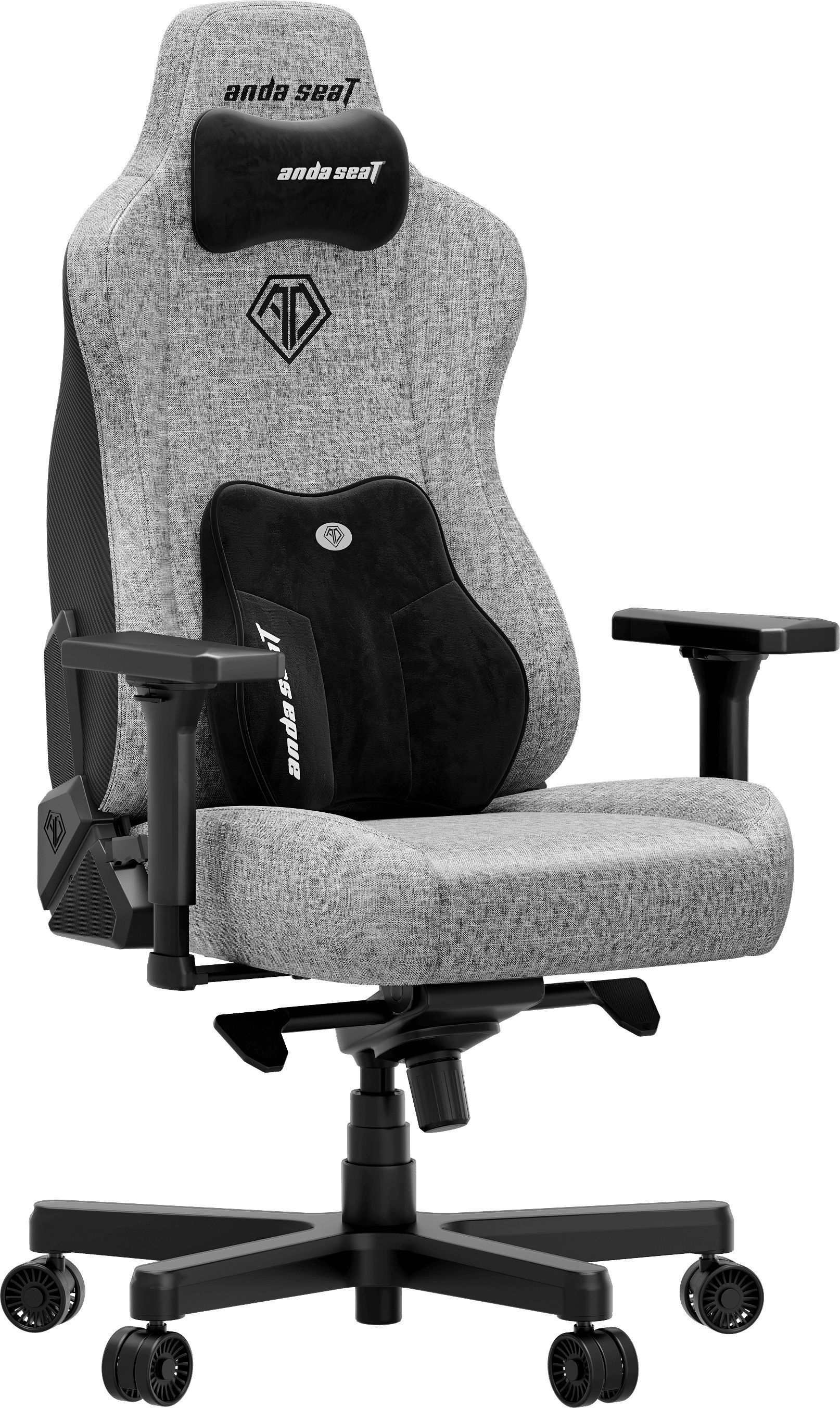 Крісло ігрове Anda Seat Kaiser 3E Grey Fabric Size XL фото2