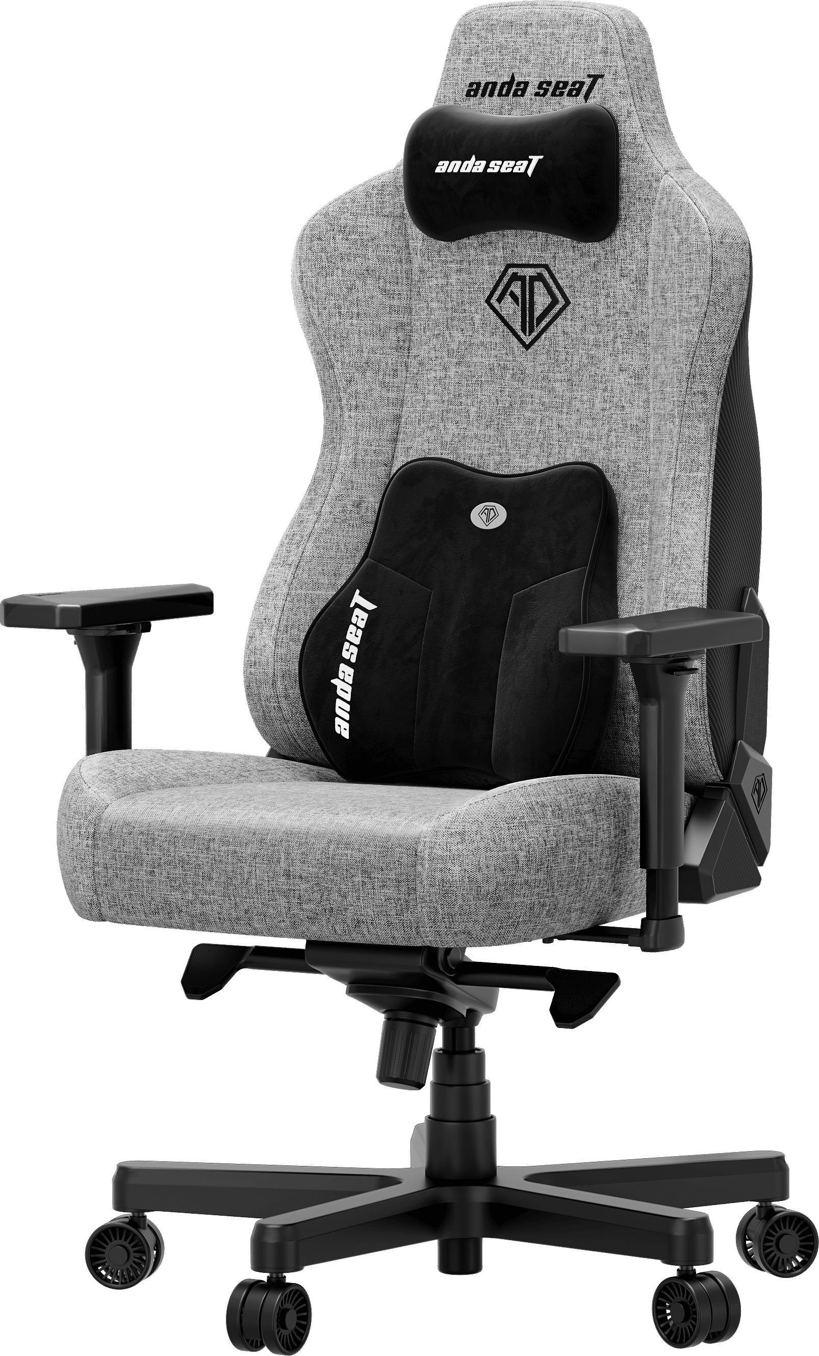 Крісло ігрове Anda Seat Kaiser 3E Grey Fabric Size XL фото3