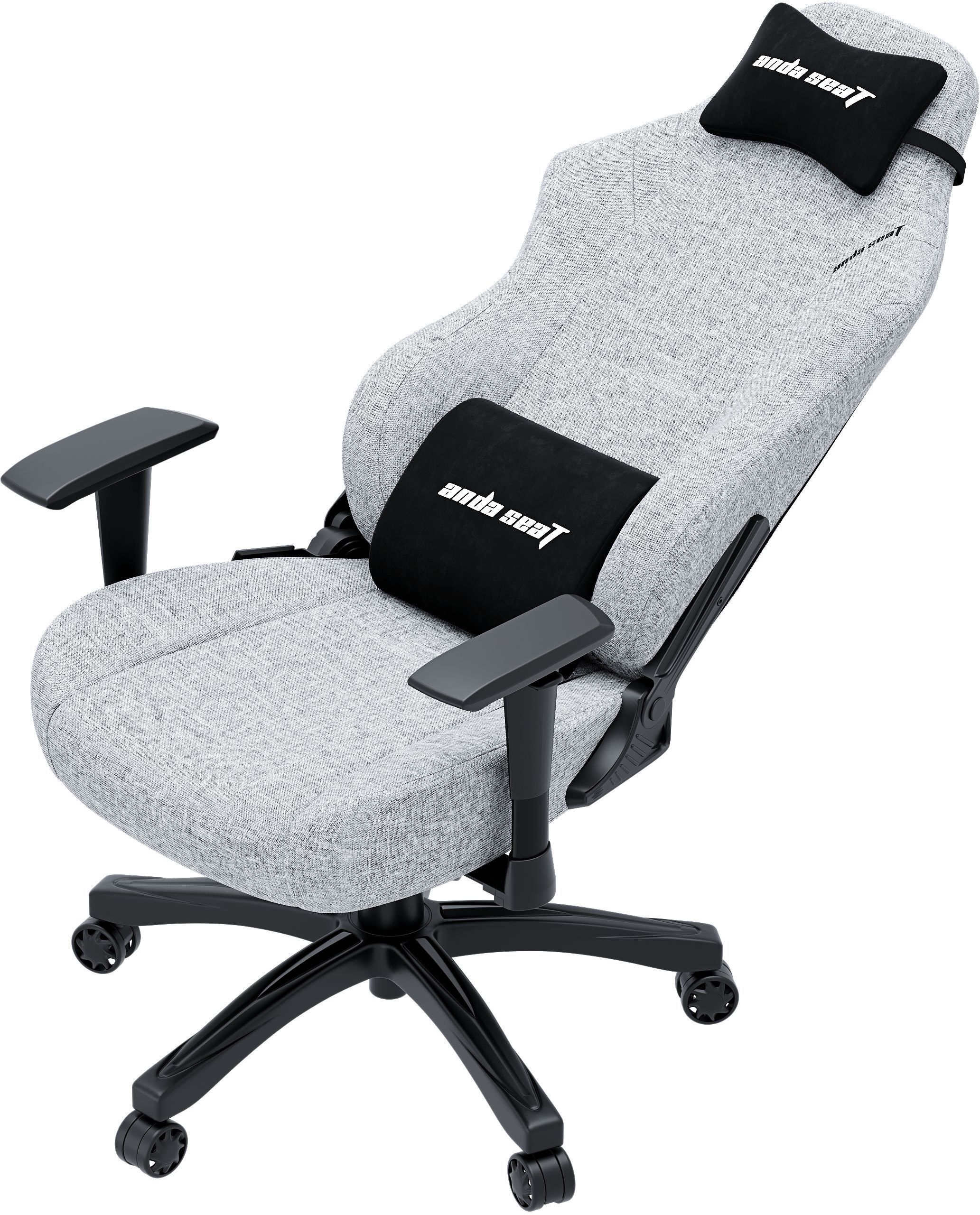 Крісло ігрове Anda Seat Luna Fabric Grey Size L фото3