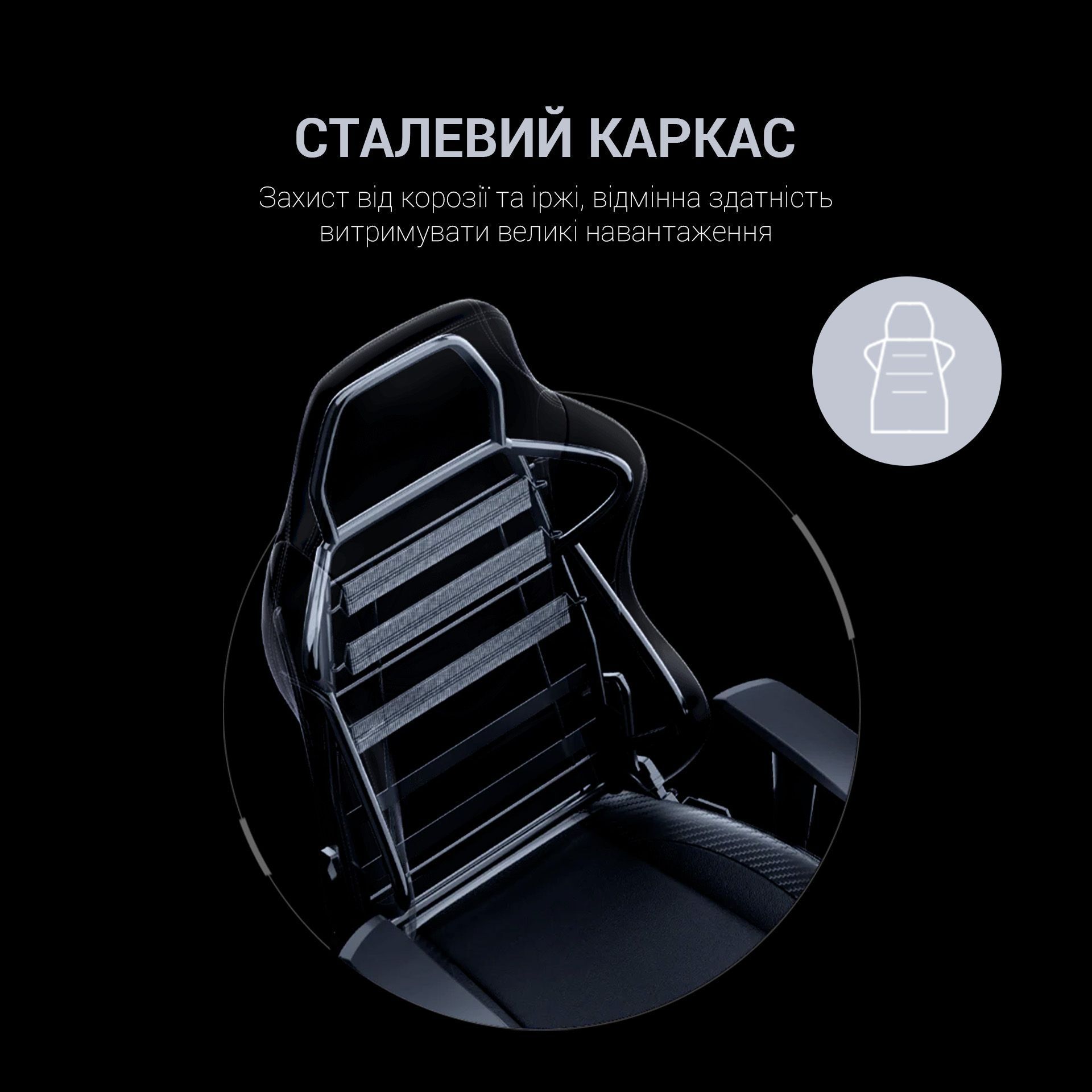 Крісло ігрове Anda Seat Luna Fabric Grey Size L фото14