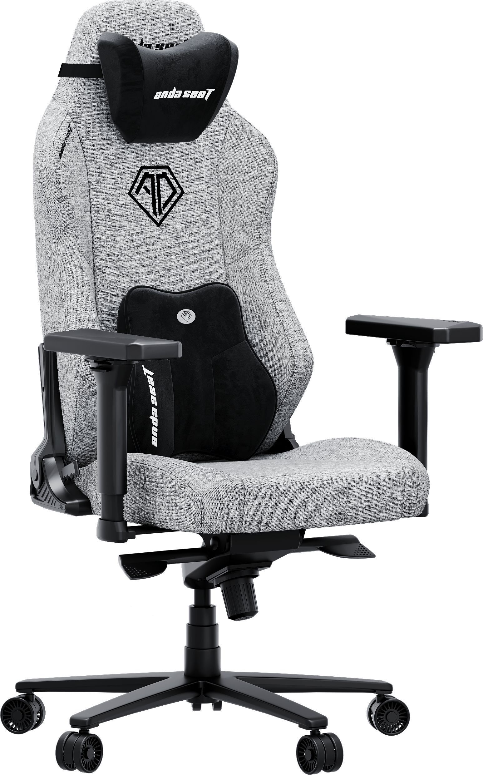 Крісло ігрове Anda Seat Phantom 3 Fabric Gray Size XL фото2