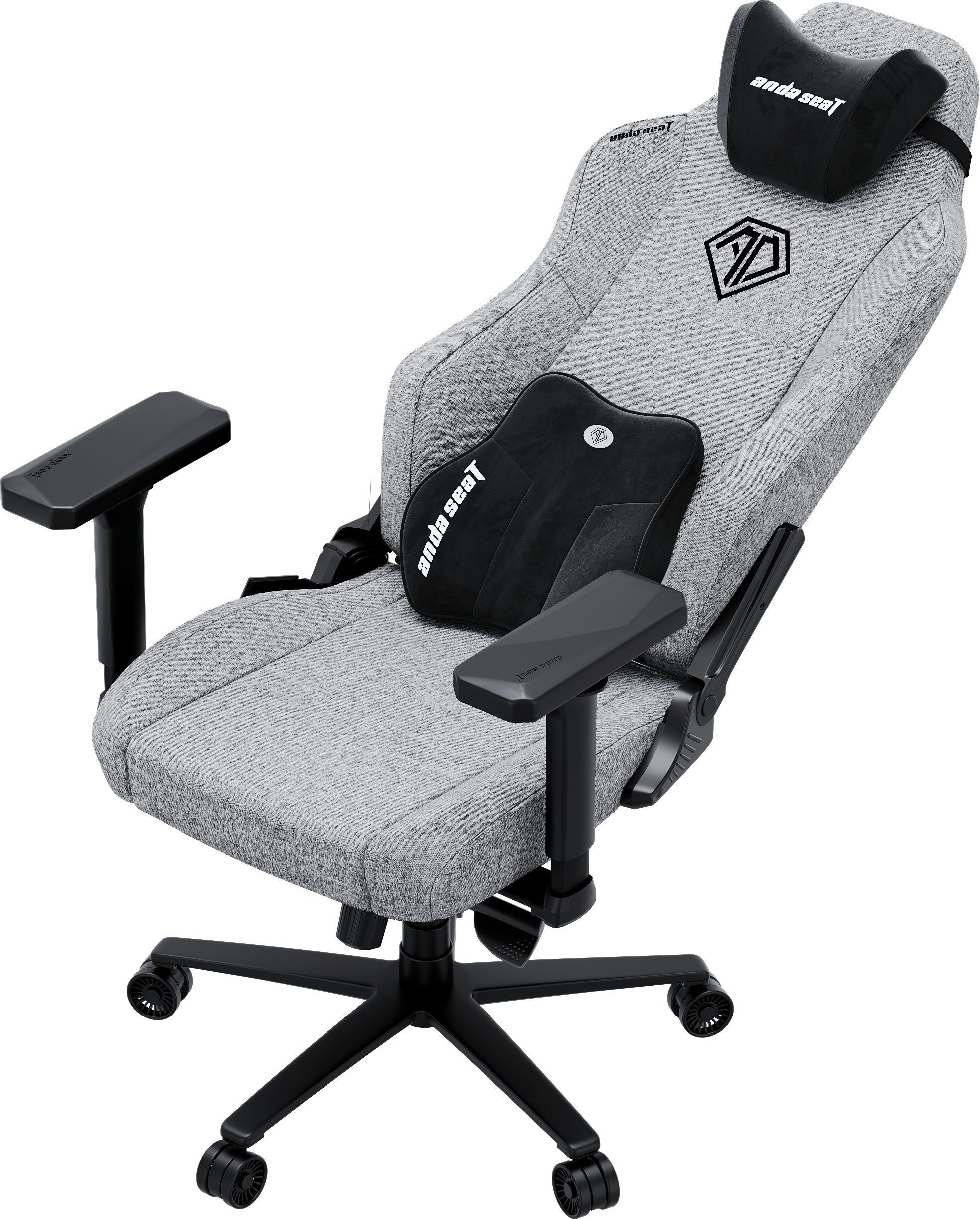 Крісло ігрове Anda Seat Phantom 3 Fabric Gray Size XL фото3