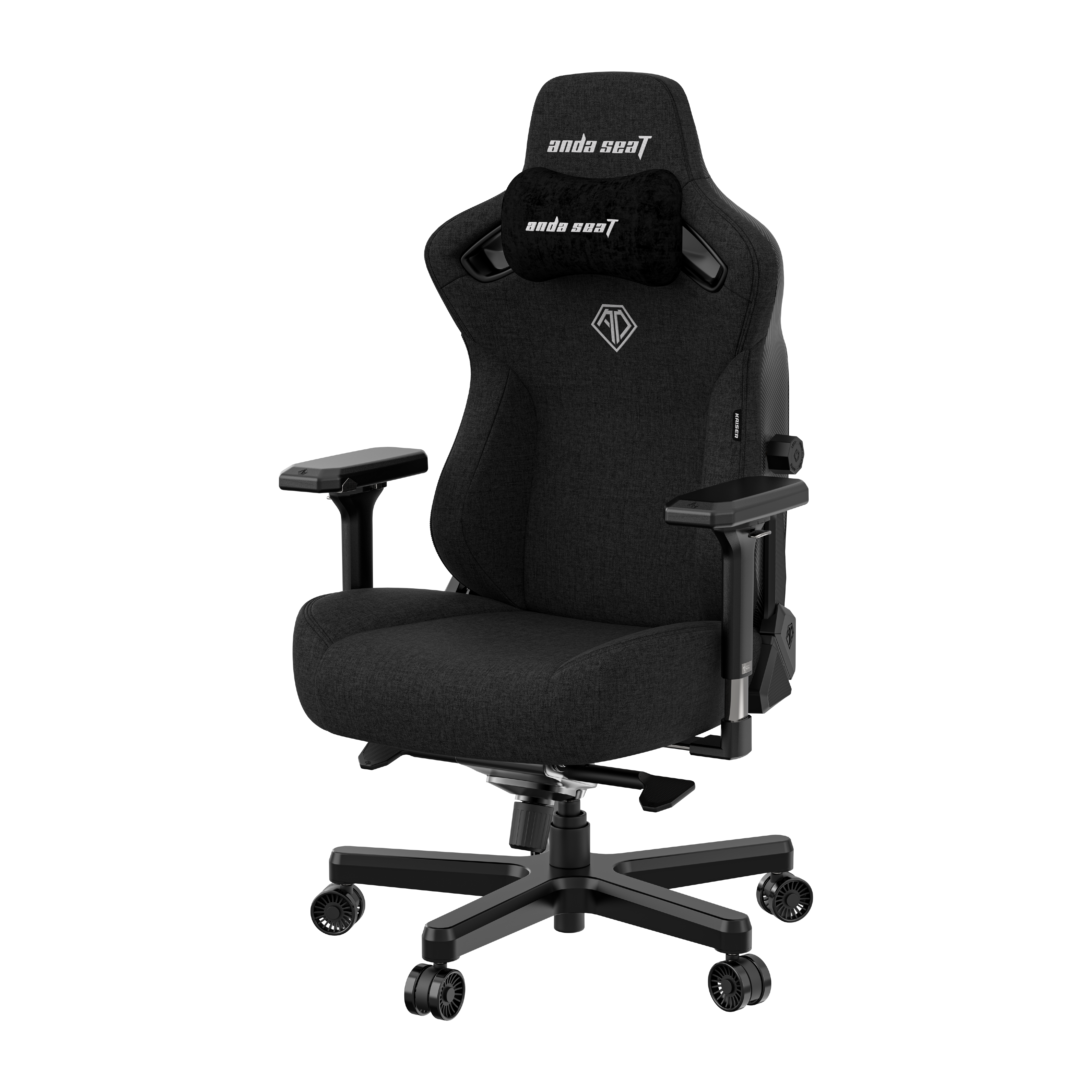 Крісло ігрове Anda Seat Kaiser 3 Black Fabric Size L фото2
