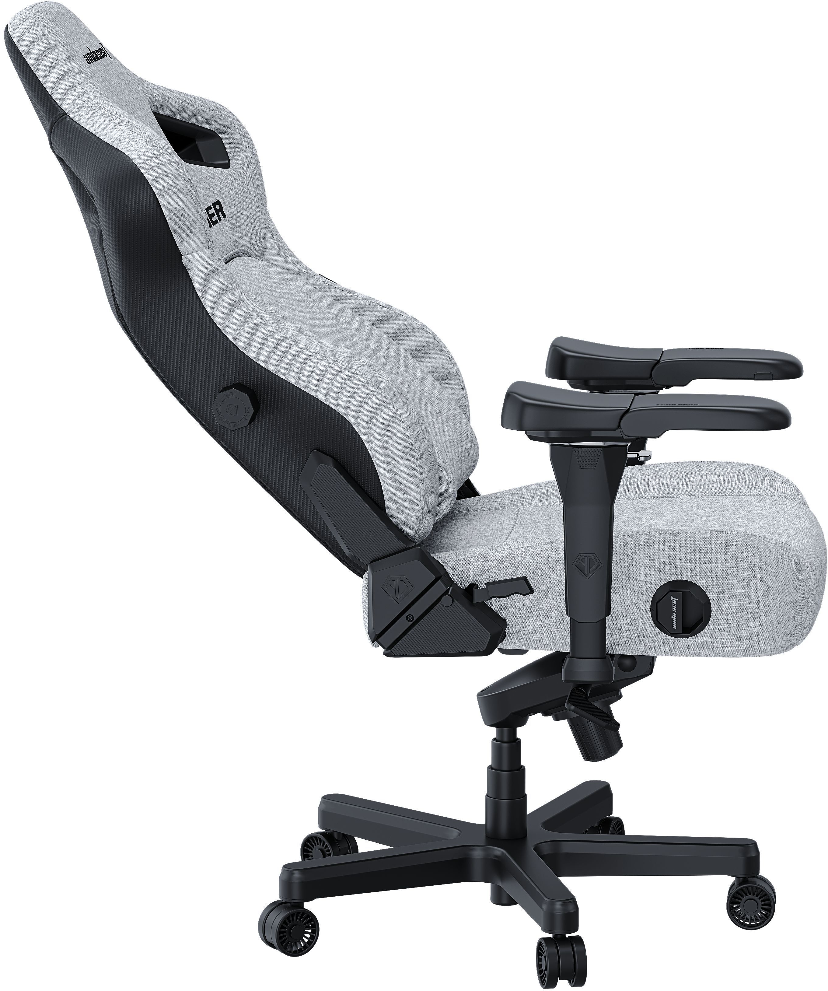 Крісло ігрове Anda Seat Kaiser 4 Grey Fabric Size XL фото3