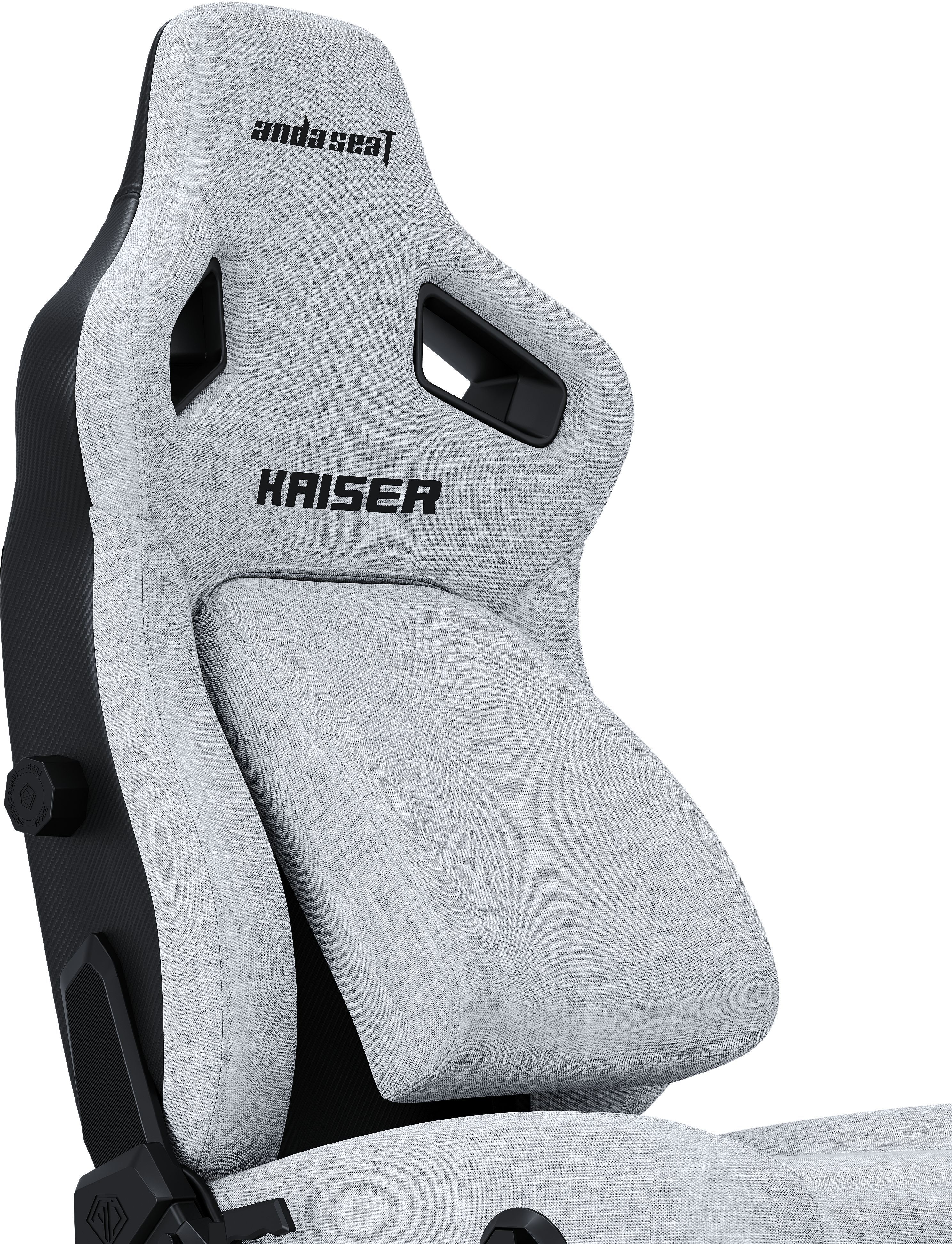 Крісло ігрове Anda Seat Kaiser 4 Grey Fabric Size XL фото9