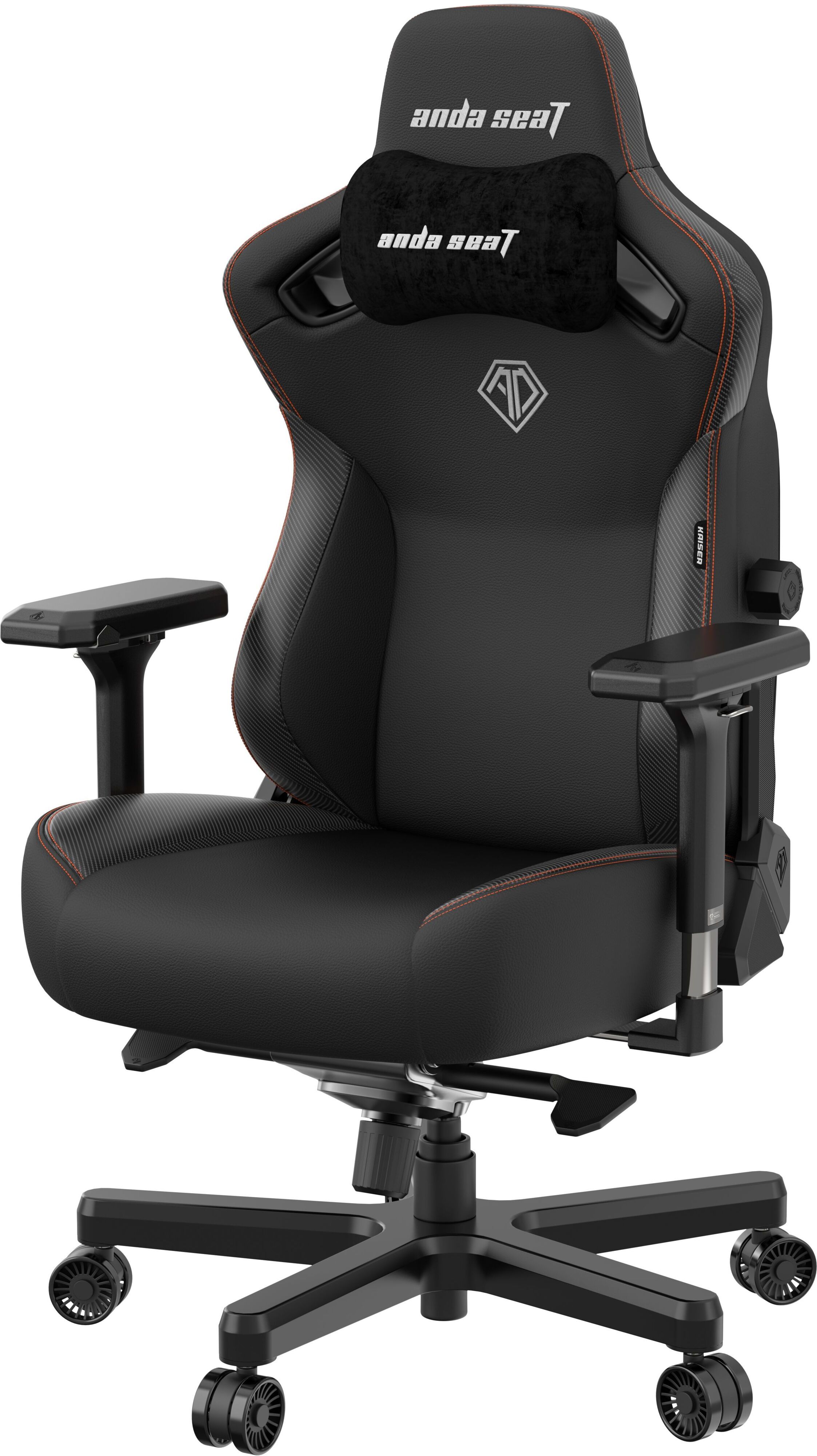 Крісло ігрове Anda Seat Kaiser 3 Black Size XL фото3
