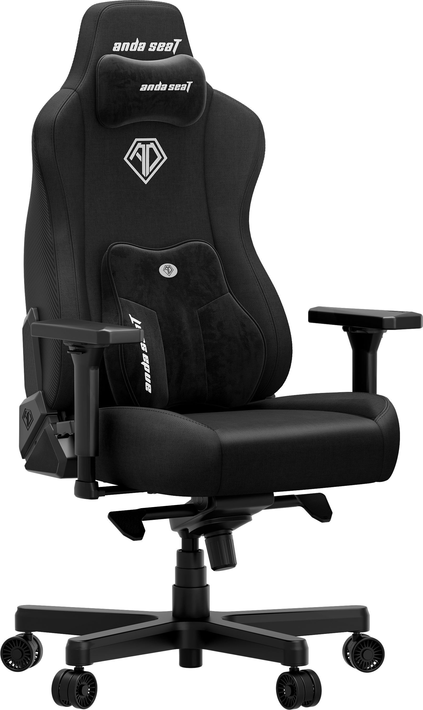 Крісло ігрове Anda Seat Kaiser 3E Black Fabric Size XL фото2