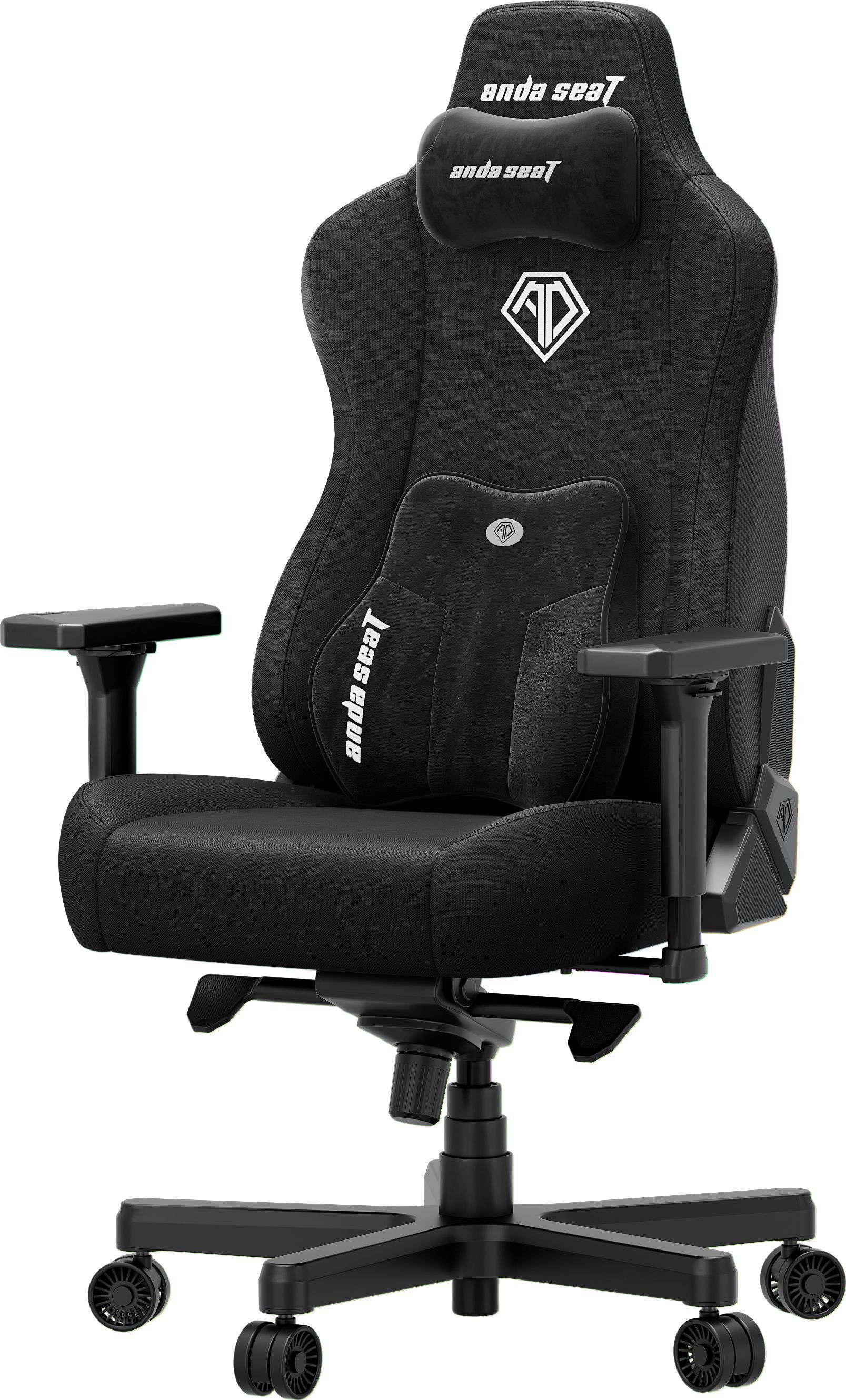 Крісло ігрове Anda Seat Kaiser 3E Black Fabric Size XL фото3