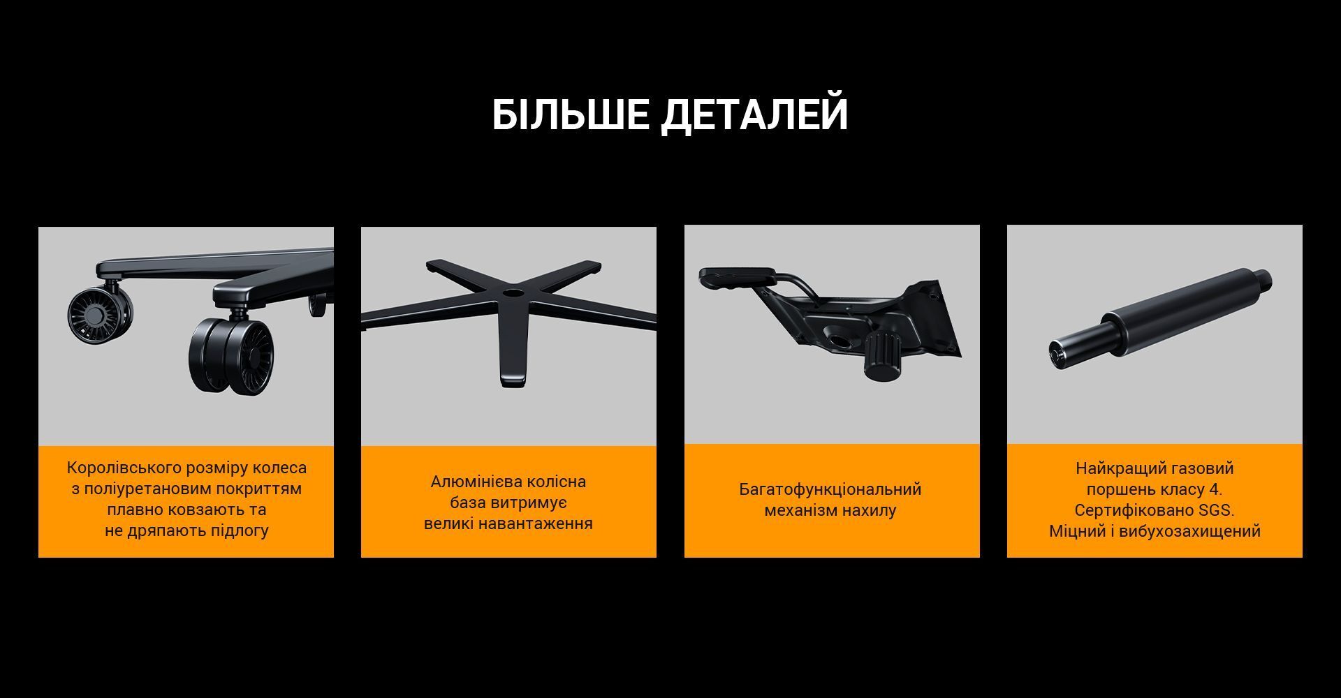 Крісло ігрове Anda Seat Kaiser Frontier Grey Size XL фото18