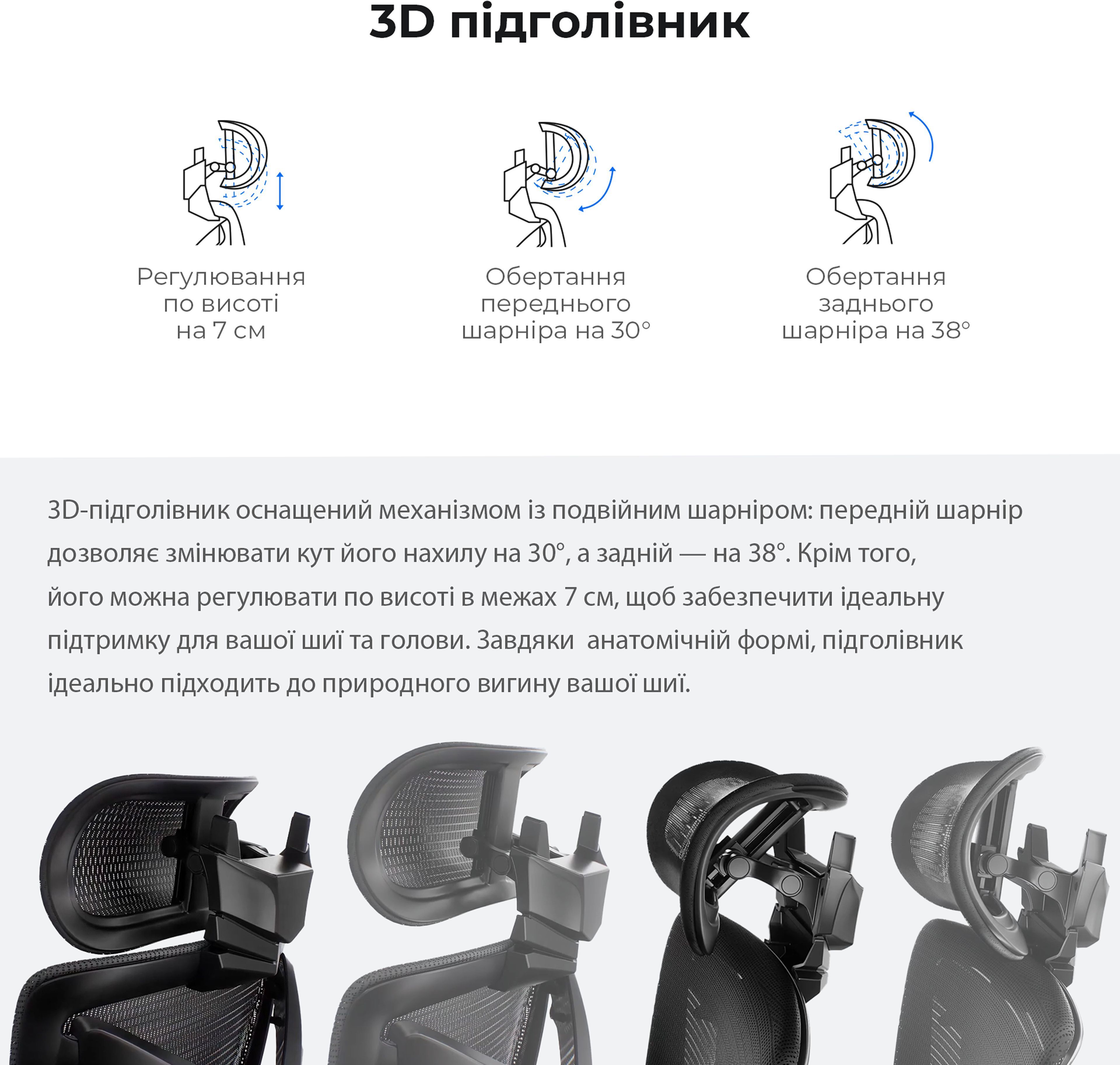 Кресло игровое Anda Seat X-Air Pro Mesh Gray Size XL фото15
