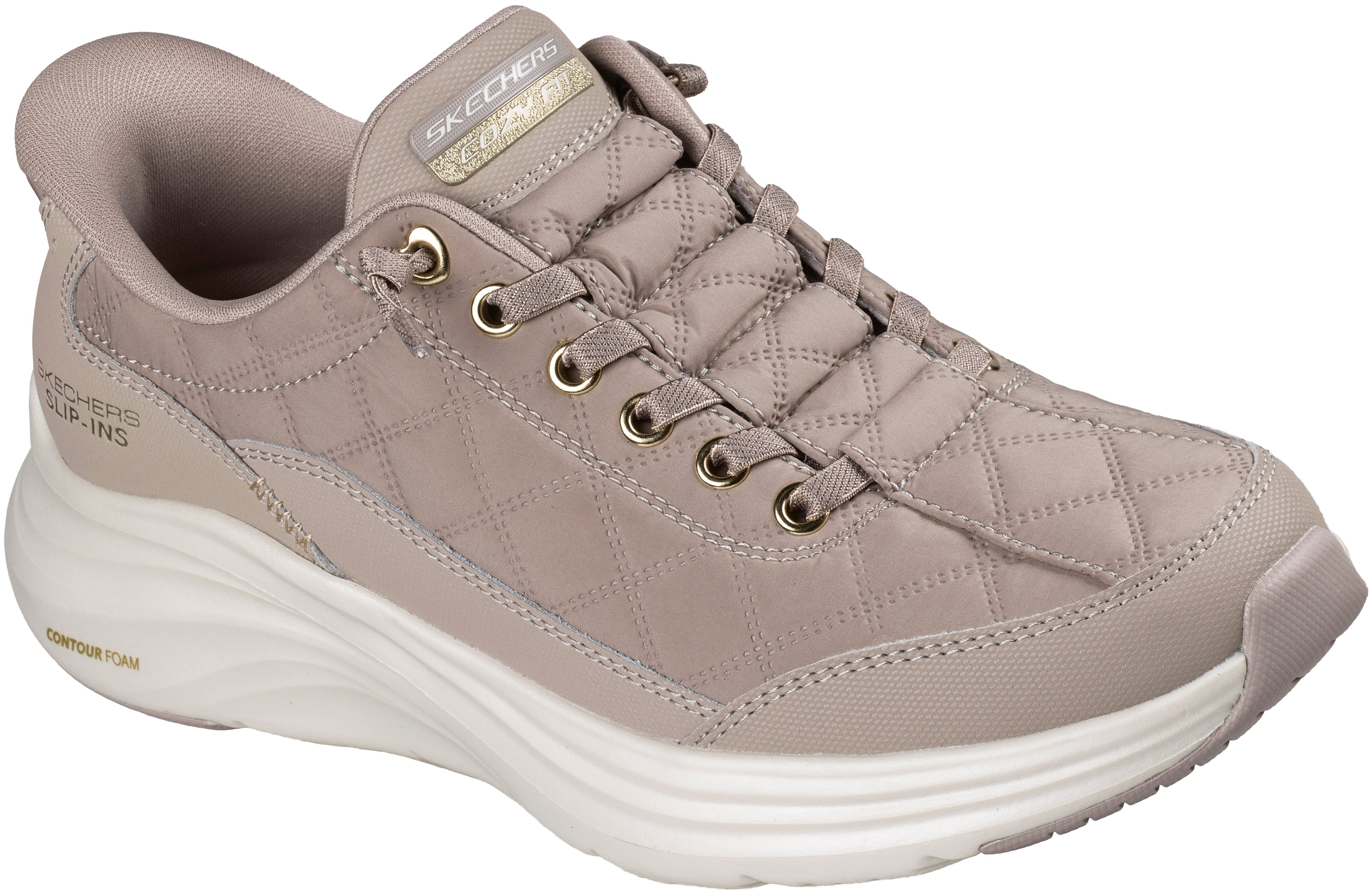 Кросівки жіночі Skechers Contour Foam - Cozy Fit 150413 TPE 36 (6 US)бежеві фото3