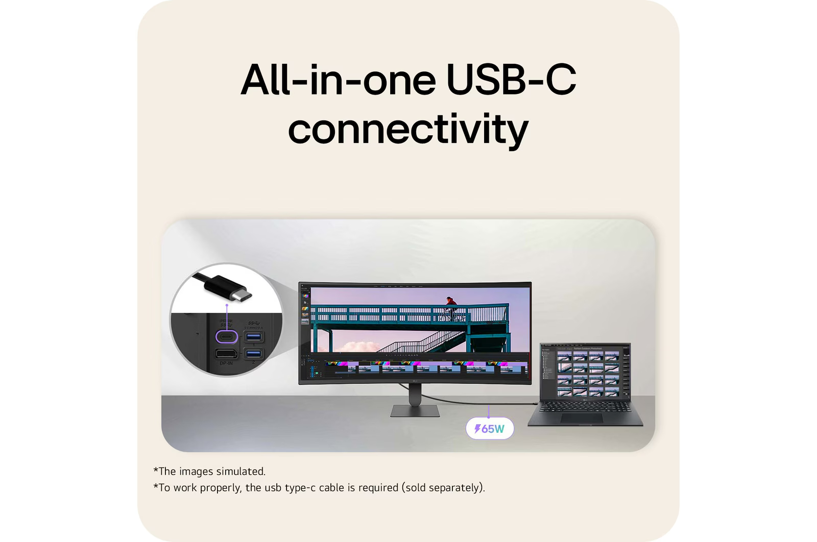 Монітор 34'' LG UltraWide 34U640B-B фото5