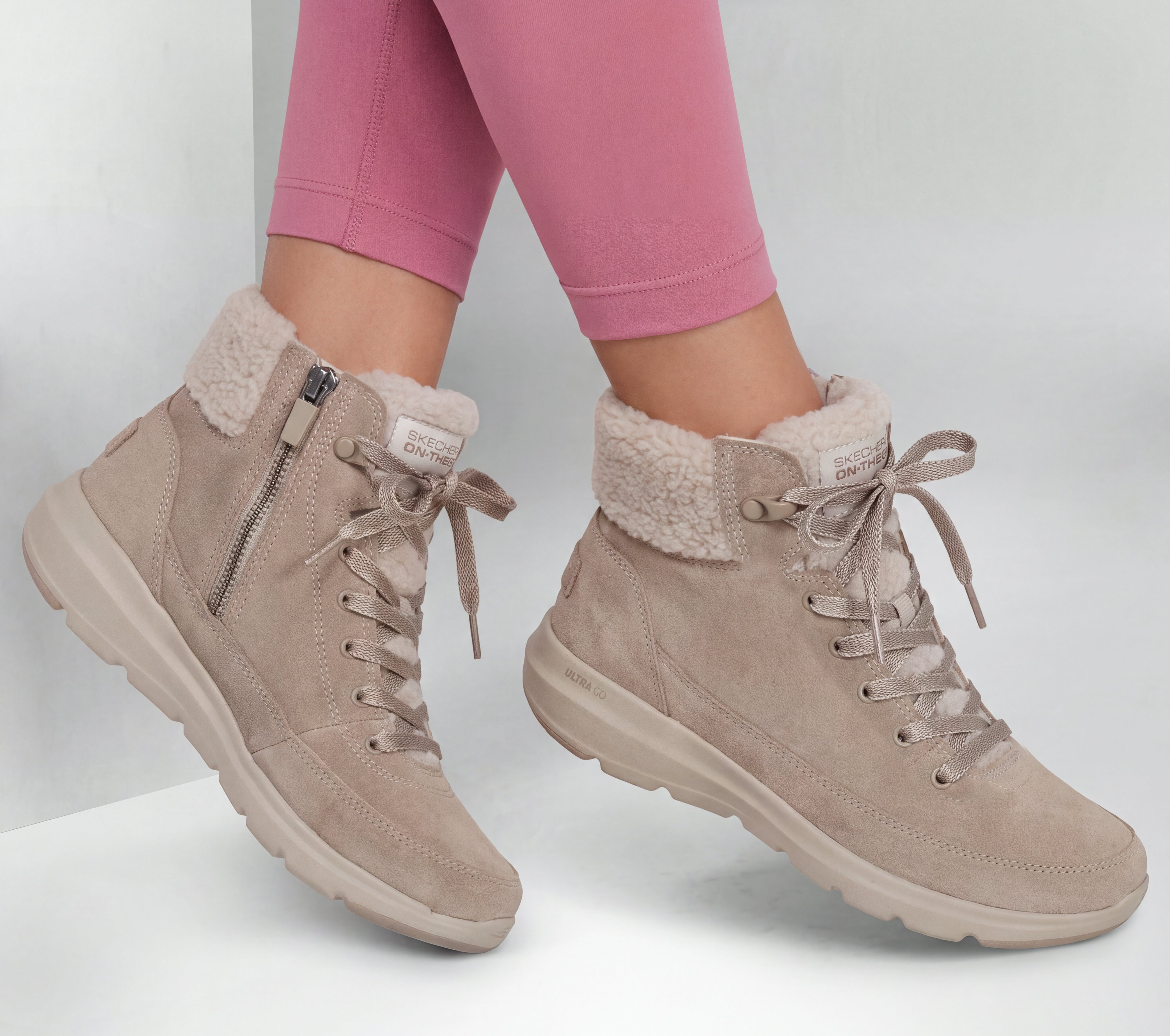 Ботинки женские Skechers Glacial Ultra - Mara 144233 TPE 38 (8 US) бежевые фото6