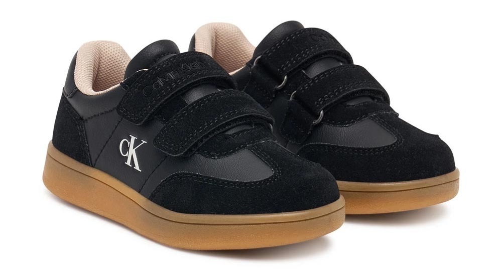 Кеди дитячі Calvin Klein Low Cut Velcro Sneaker V1X9-83443-0318999 34 чорні фото2