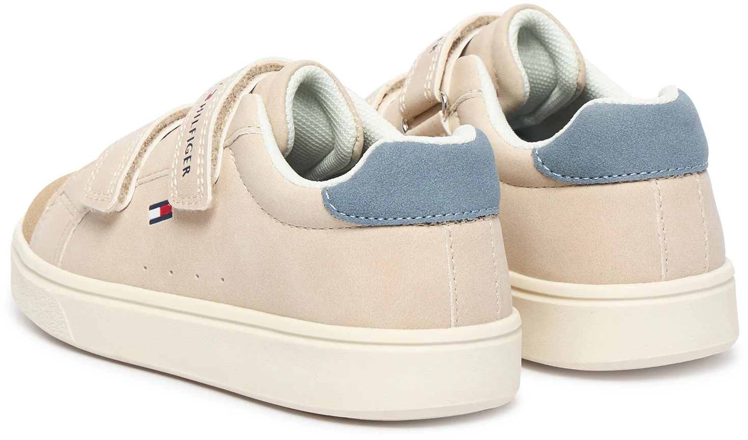 Кеди дитячі Tommy Hilfiger Low Cut Velcro Sneaker T1X9-35218-1959A585 31 бежеві фото3