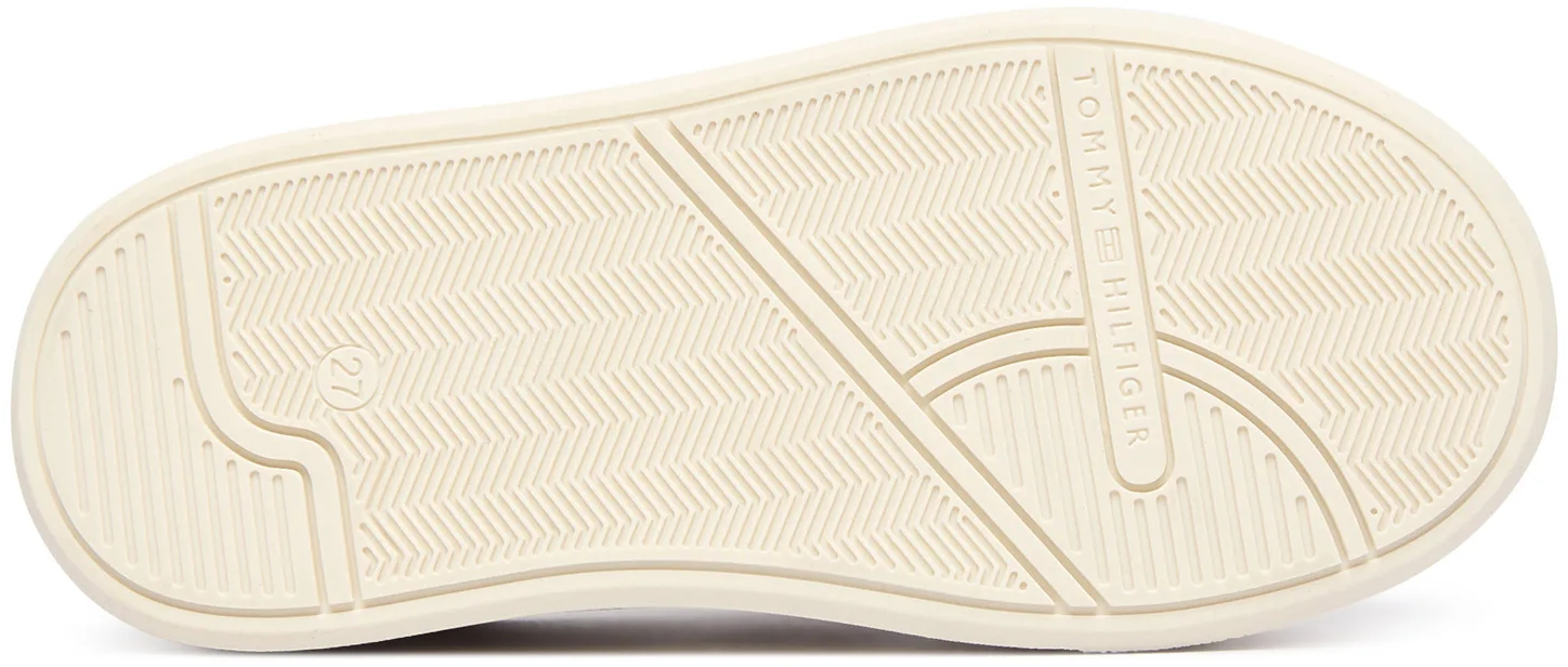 Кеди дитячі Tommy Hilfiger Low Cut Velcro Sneaker T1X9-35218-1959A585 32 бежеві фото6