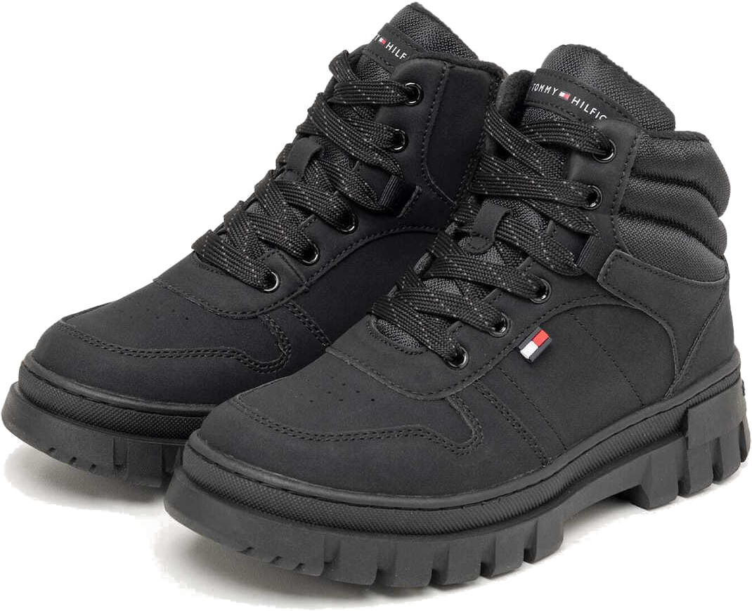 Черевики підліткові Tommy Hilfiger Lace-Up Bootie T3X5-35292-0316999 40 чорні фото2