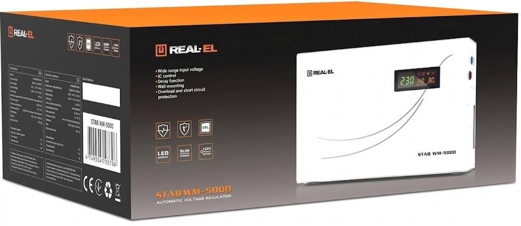Стабілізатор REAL-EL Stab WM-5000 (EL122400014) фото10