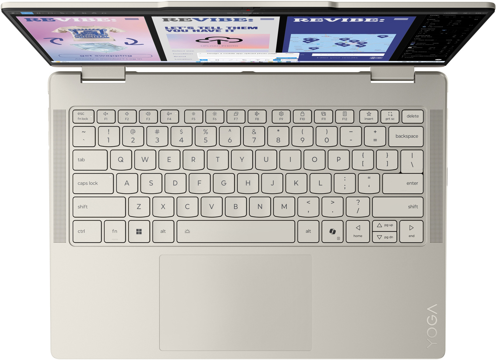 Ноутбук LENOVO Yoga 7 2-in-1 14ILL10 Seashell (83JQ00JVRA) фото