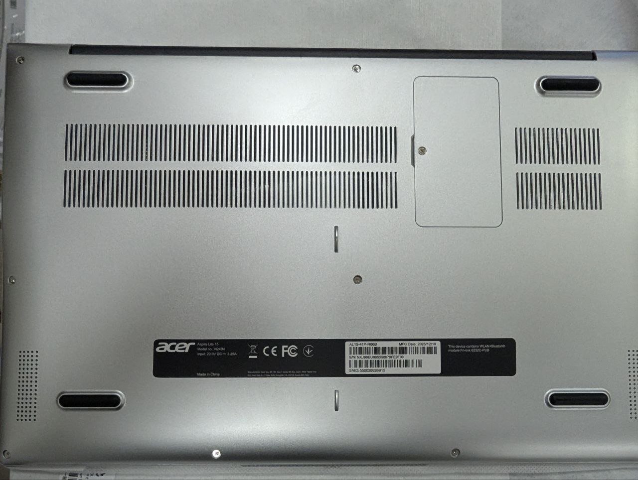 Ноутбук ACER Aspire Lite AL15-46P (NX.JXVEU.003) фото