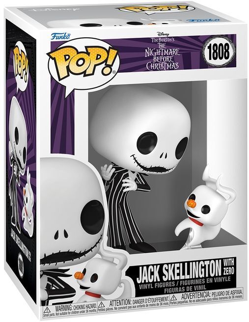 Фигурка Funko POP & Buddy: The Night Before Christmas S9 - Jack & Zero (889698932400) фото2