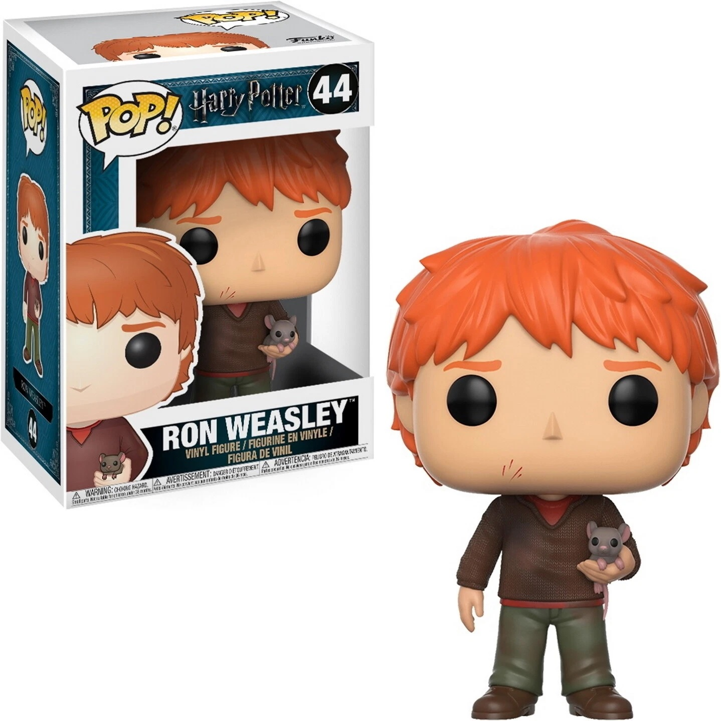 Фігурка Funko POP Movies: Harry Potter: Ron Weasley w/Scabbers (889698149389) фото2