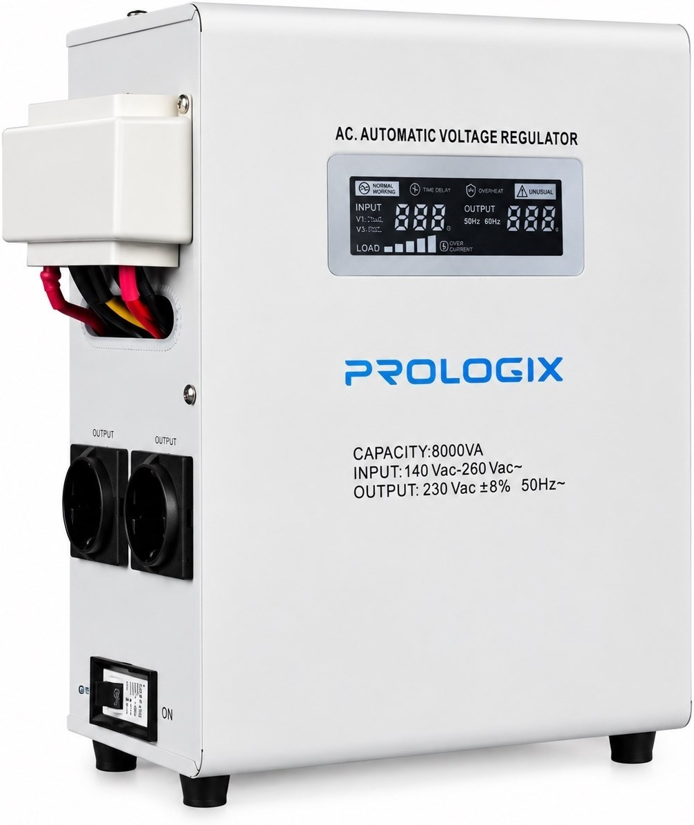 Стабилизатор напряжения Prologix 8000VA (PLSTAB-REL8000W) фото3