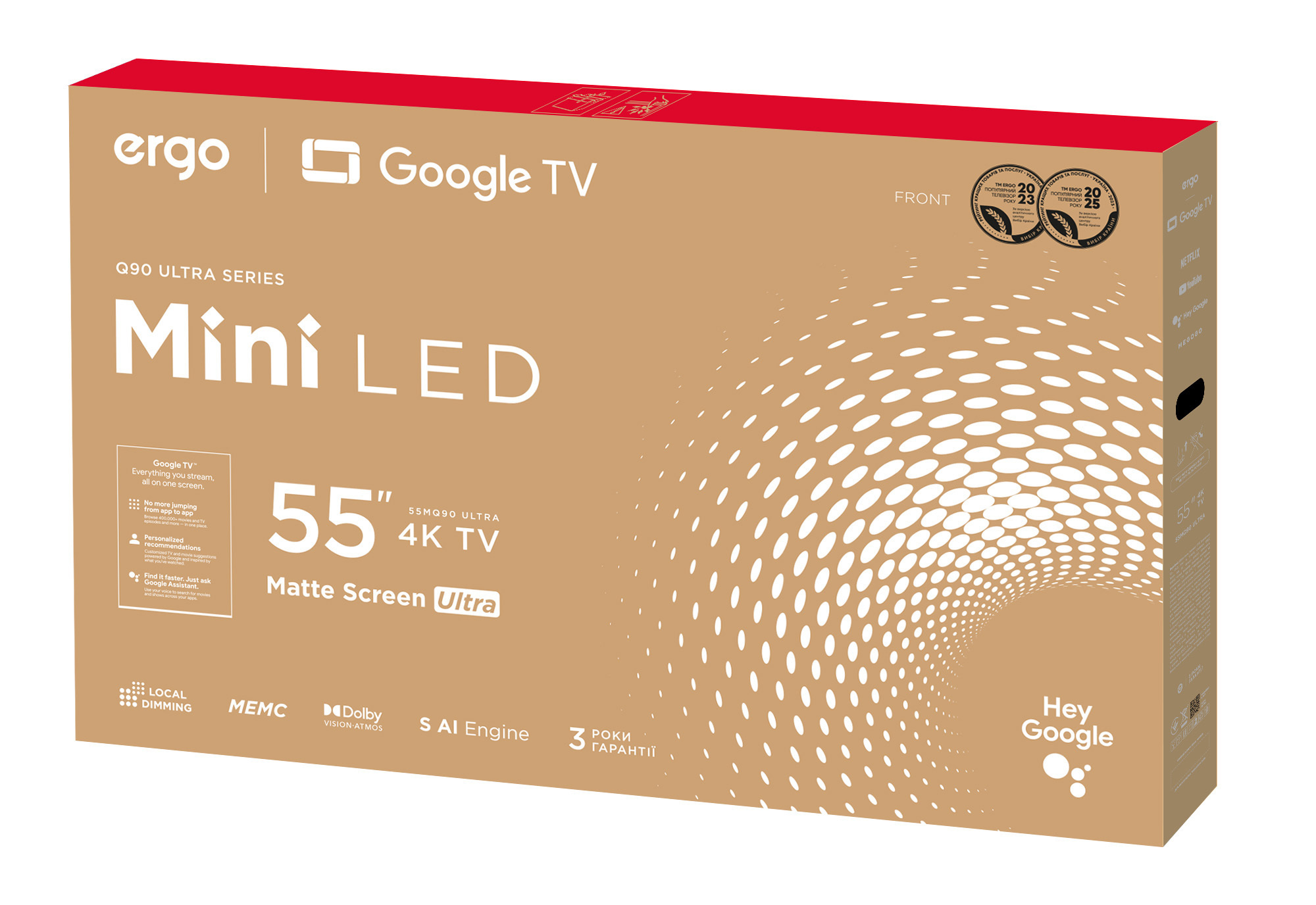 Телевизор Ergo QD-Mini LED 55MQ90 Ultra фото6