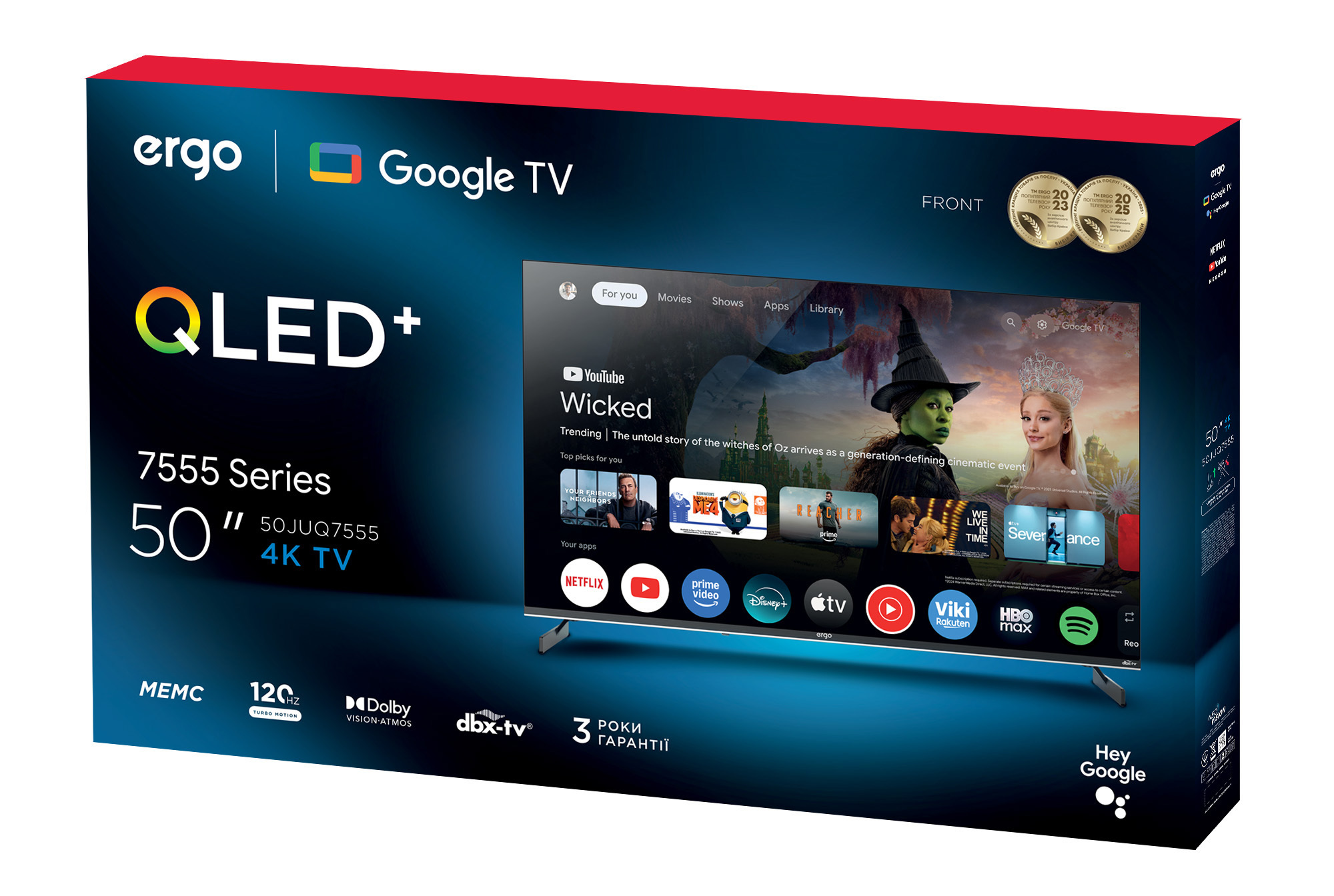 Телевизор Ergo QLED 50JUQ7555 фото13