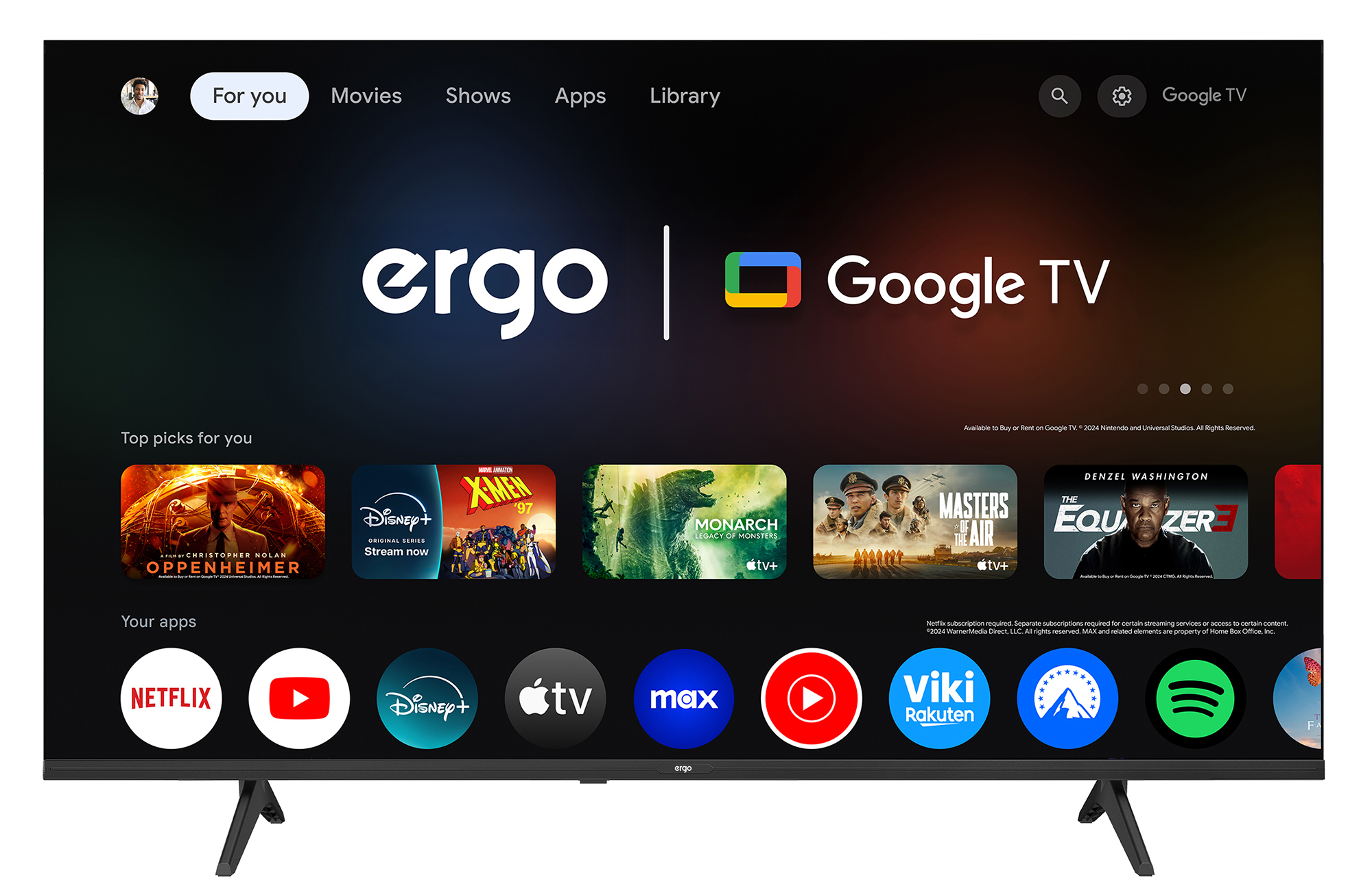 Телевизор Ergo QLED 60JUQ7500 фото7