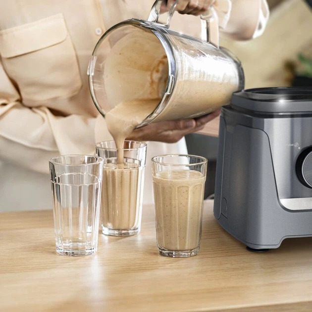 Блендер Tefal стаціонарний Blendforce 600Вт, чаша-1250мл, графітовий фото8