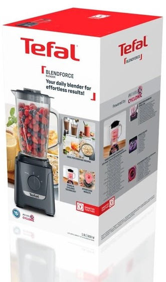 Блендер Tefal стаціонарний Blendforce 600Вт, чаша-1250мл, графітовий фото12