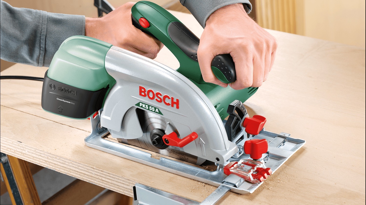 Циркулярная пила Bosch PKS 55 фото 7