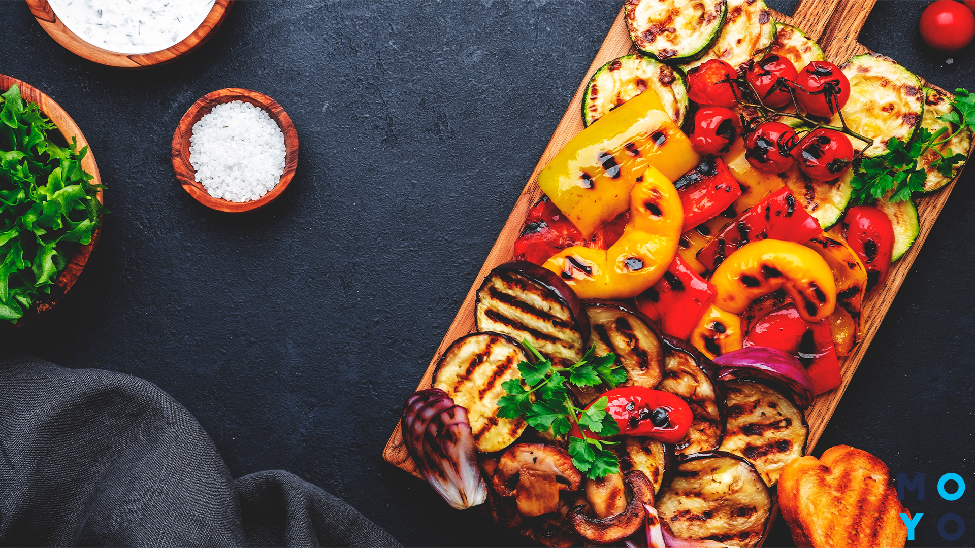 овочі на грилі