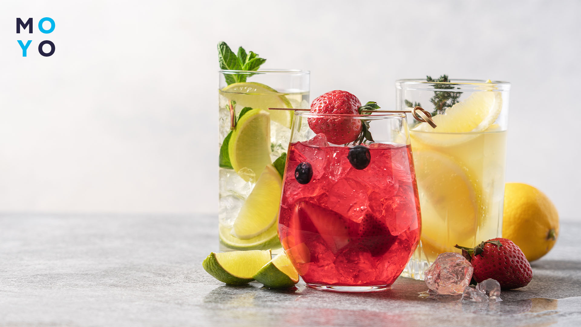 Стеклянные стаканы