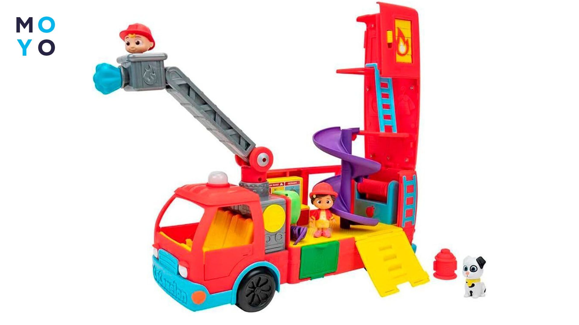 CoComelon Feature Vehicle Deluxe Transforming Fire Truck