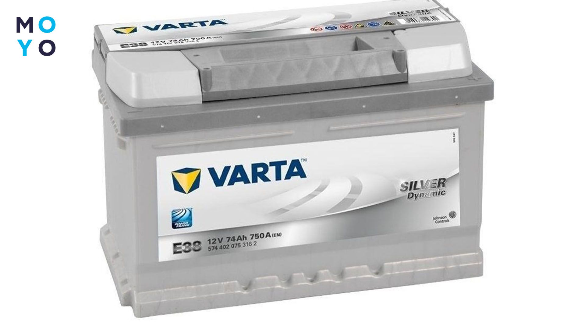 Автомобільний акумулятор Varta 74Ah-12v SD (E38) 