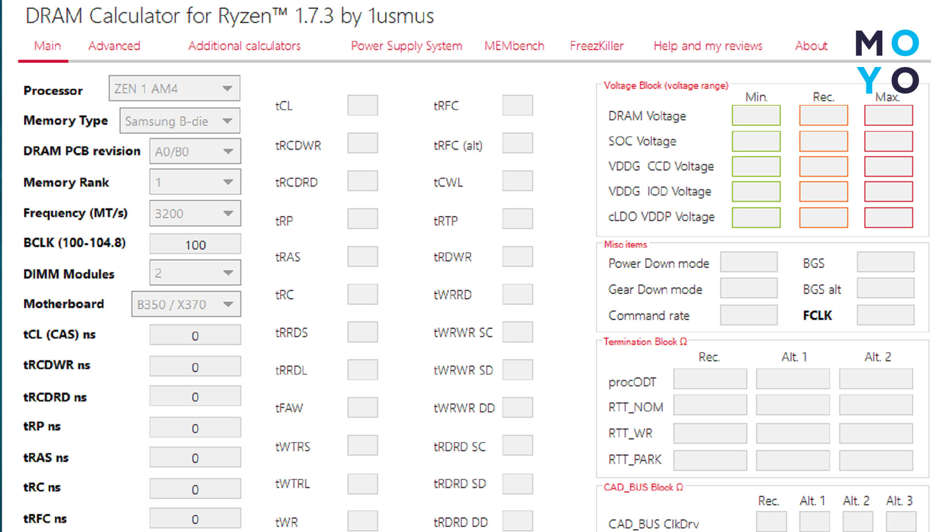 DRAM Calculator for Ryzen