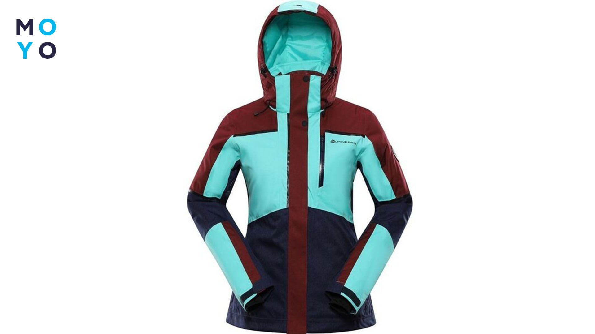 Куртка жіноча Alpine Pro Malefa бірюзово-синя 