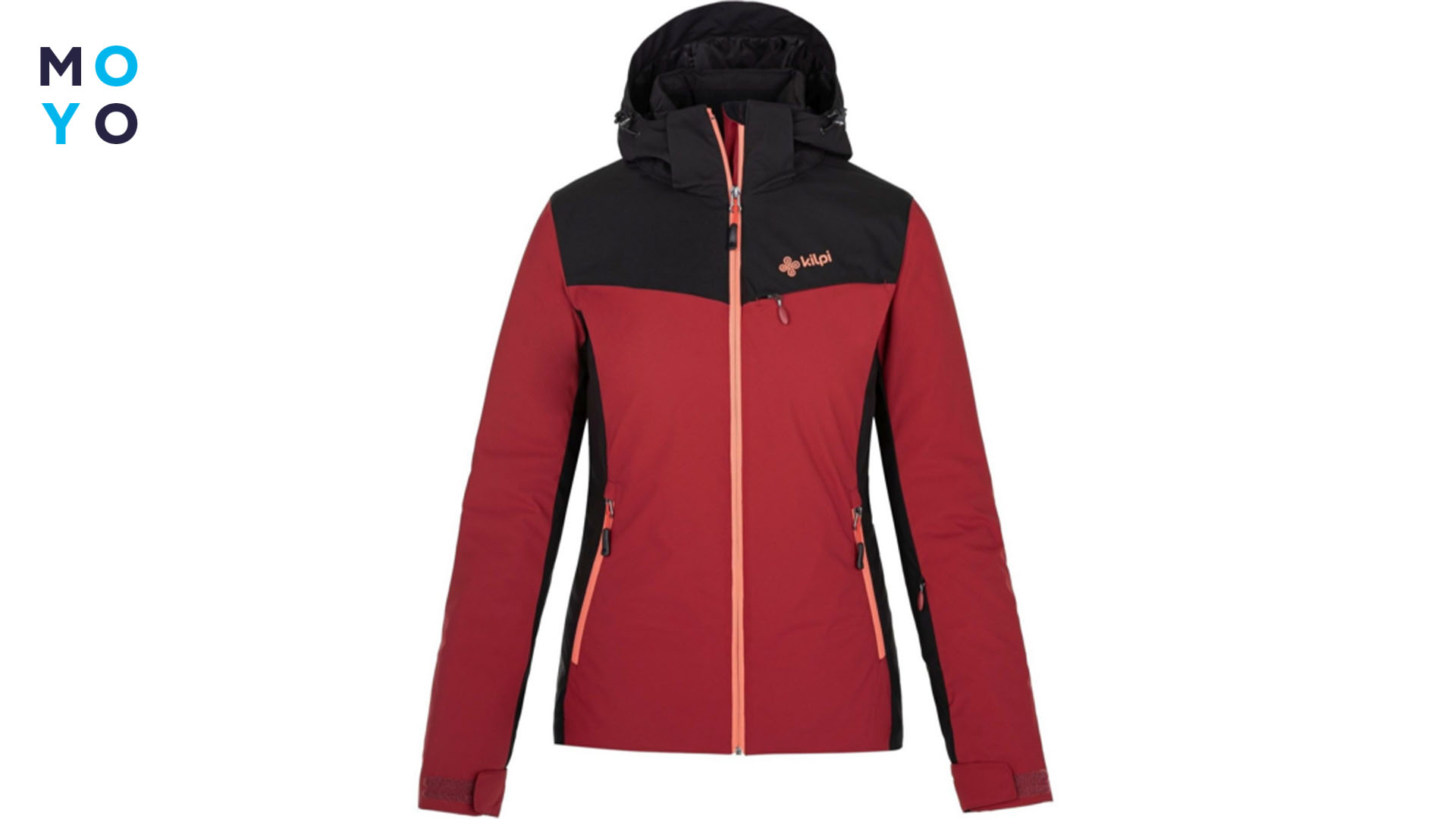 Куртка жіноча Kilpi Flip-W бордова