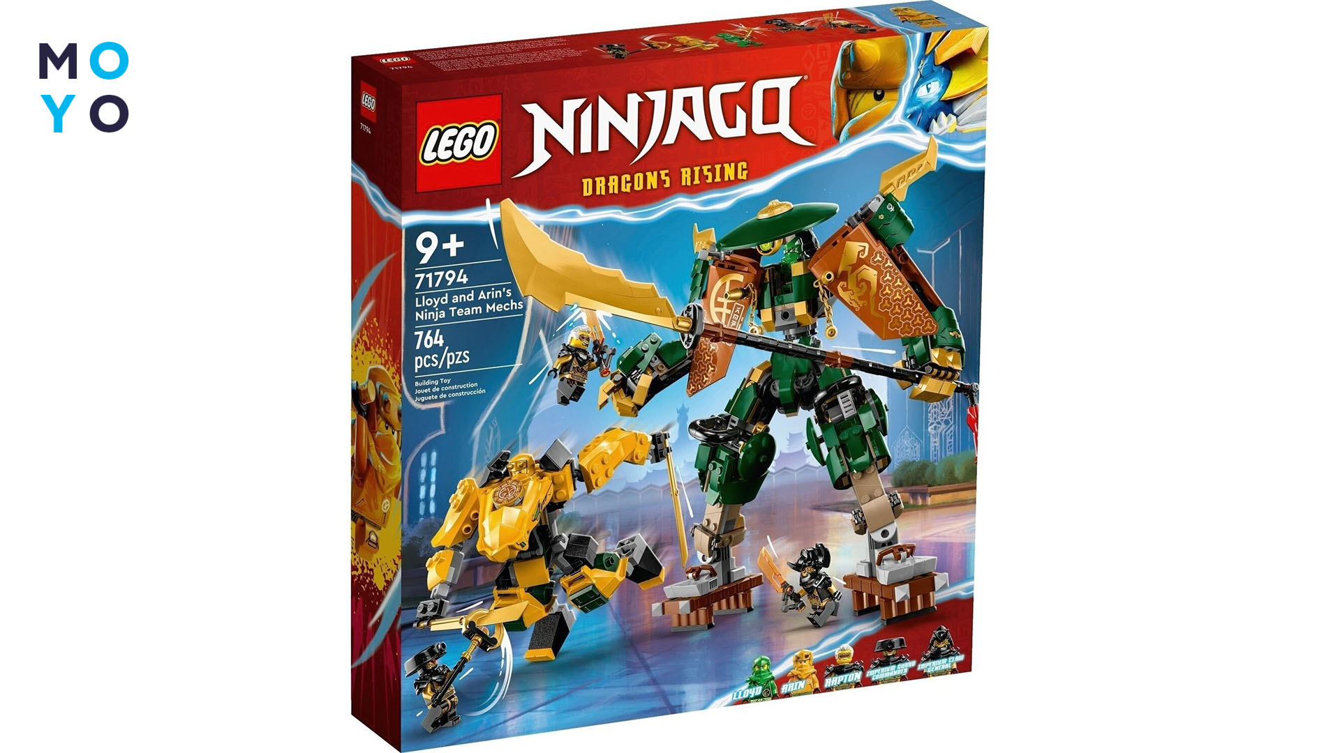 LEGO NINJAGO "Командные роботы ниндзя Ллойда и Арина" (71794)