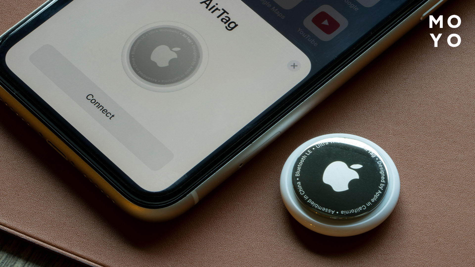 как AirTag подключается к iPhone