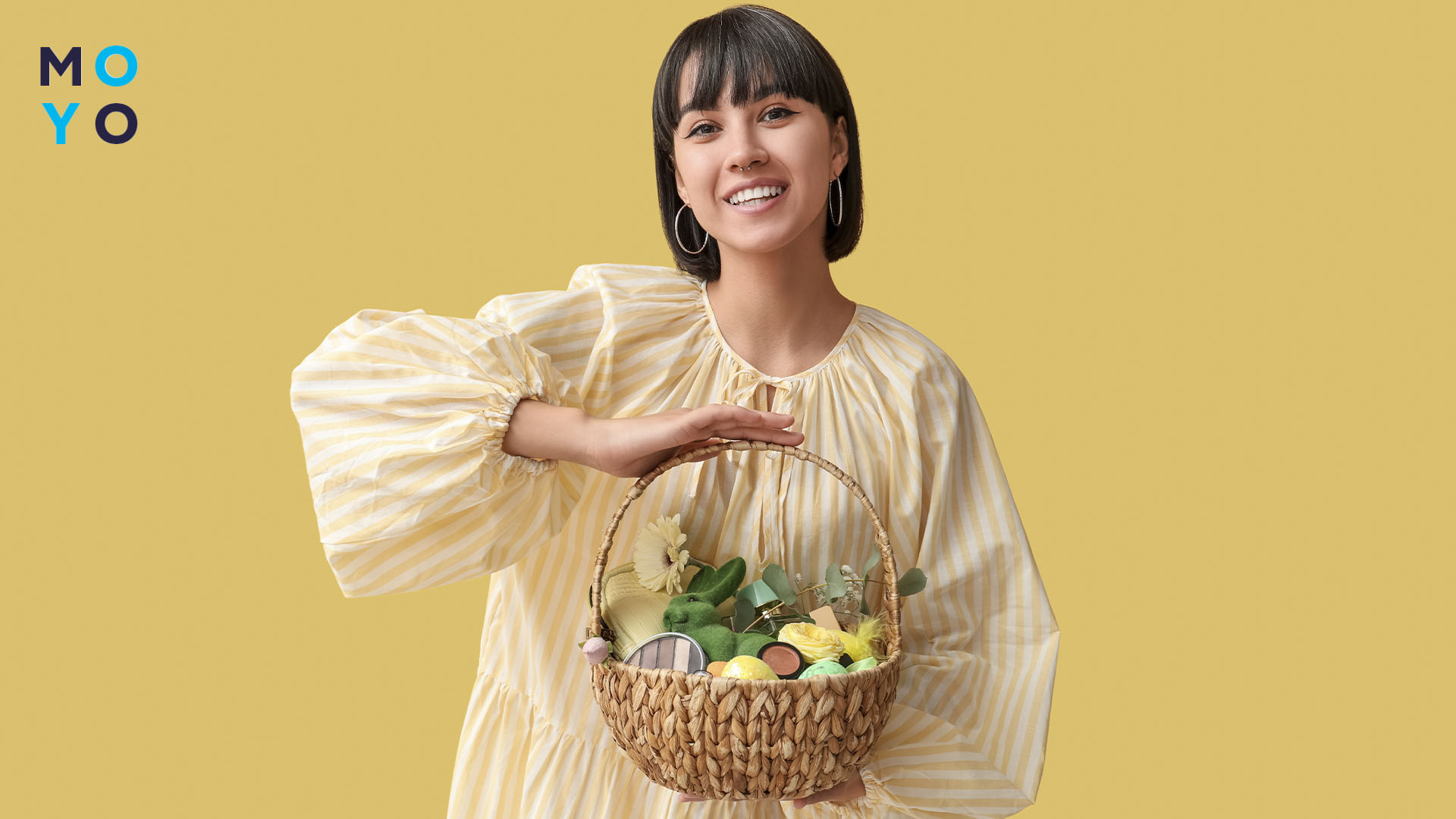 прикрасити кошик на Великдень