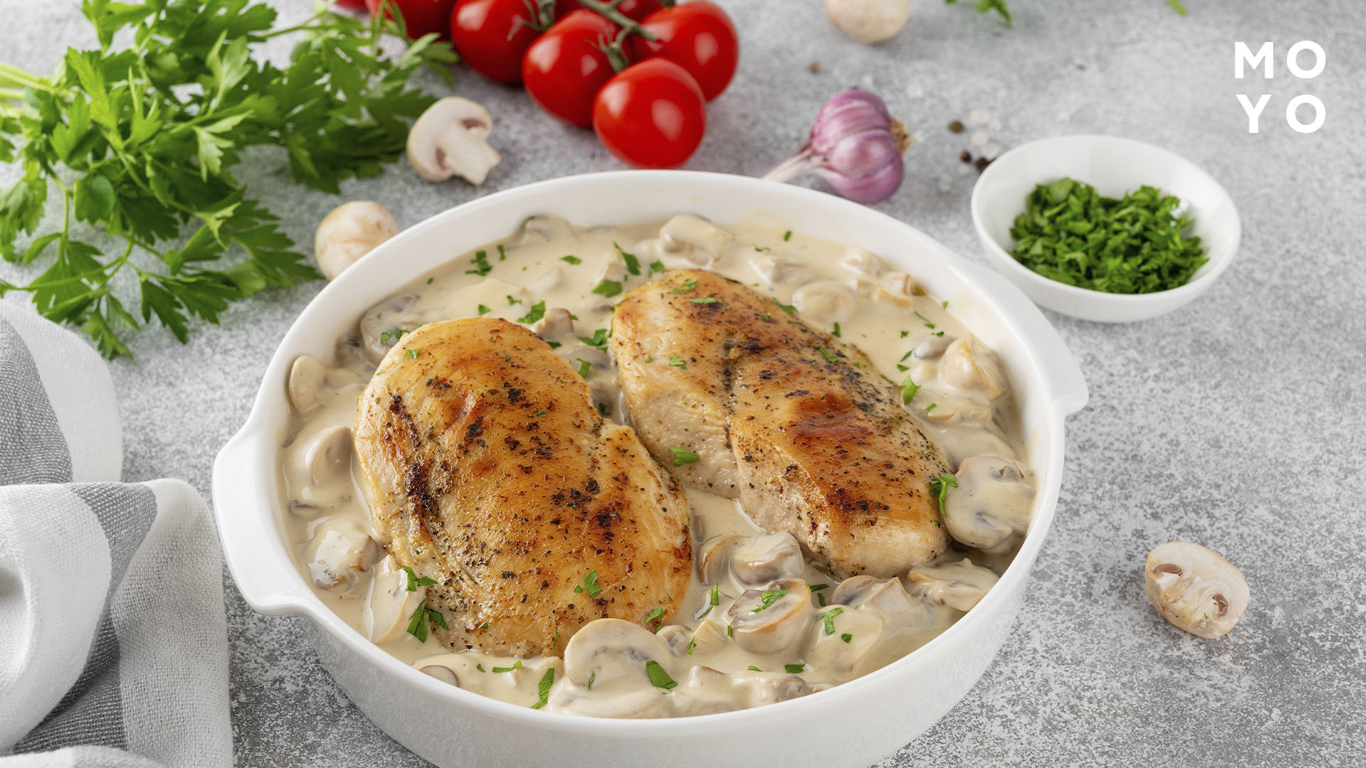 куриное филе в сливочном соусе