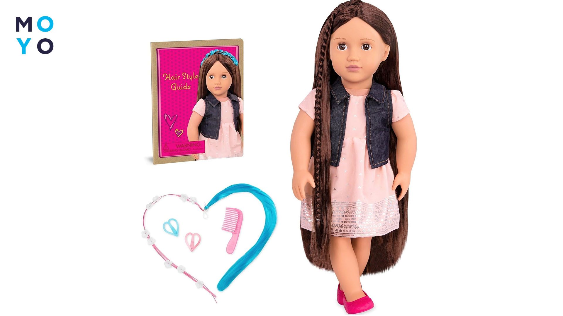 Лялька Our Generation Кейлін зі зростальним волоссям