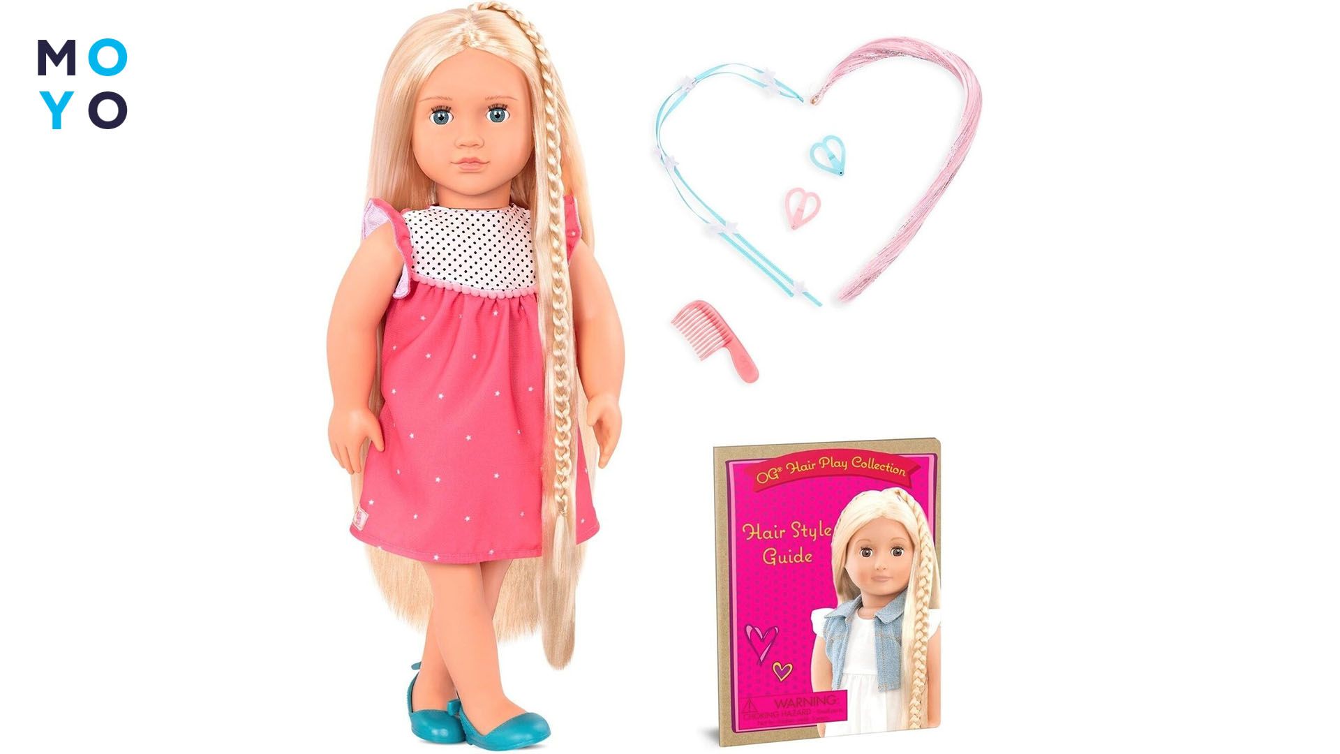 Лялька Our Generation Хейлі зі зростальним волоссям