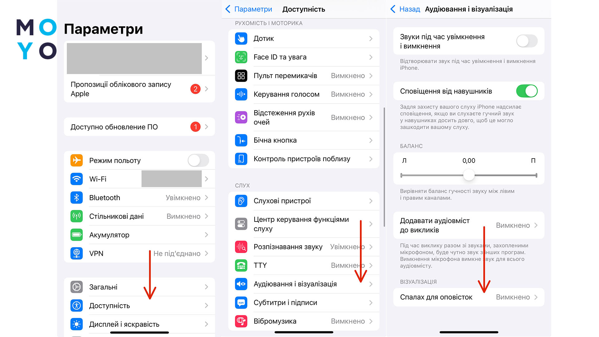 Инструкция включить фонарик при звонке на Айфоне