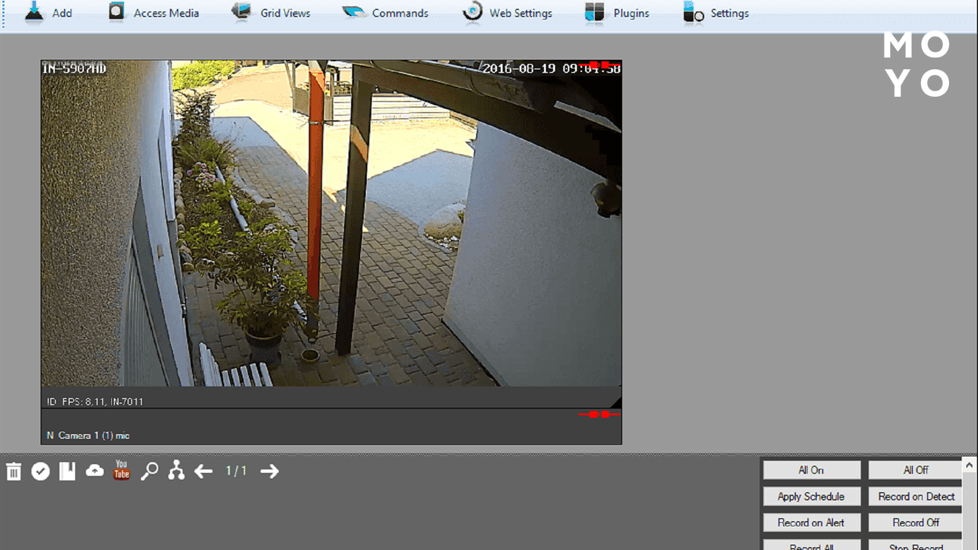 подключение IP камеры